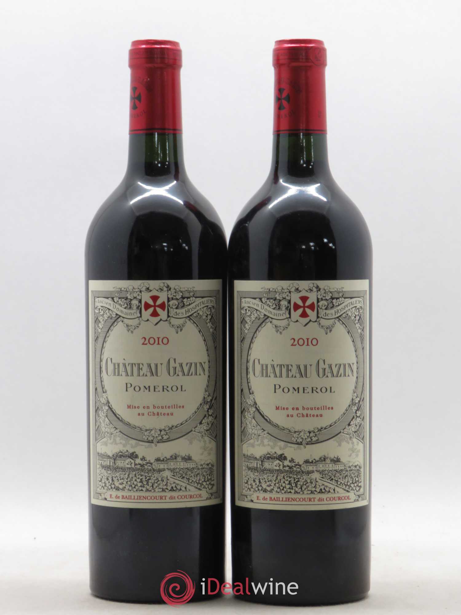 Château Gazin 2010 - Lot de 2 bouteilles - 0