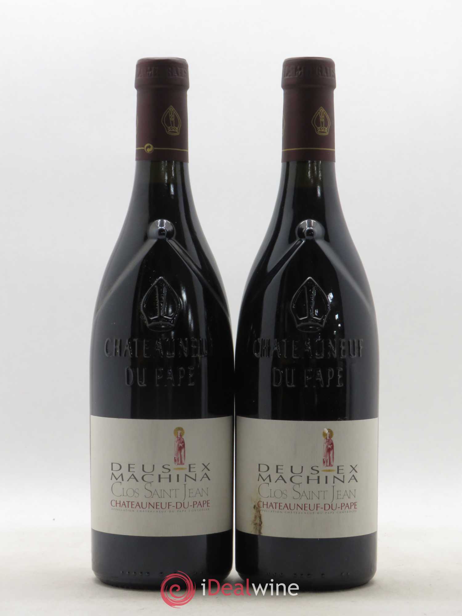 Châteauneuf-du-Pape Clos Saint-Jean Deus Ex Machina Pascal et Vincent Maurel 2012 - Lot de 2 bouteilles - 0