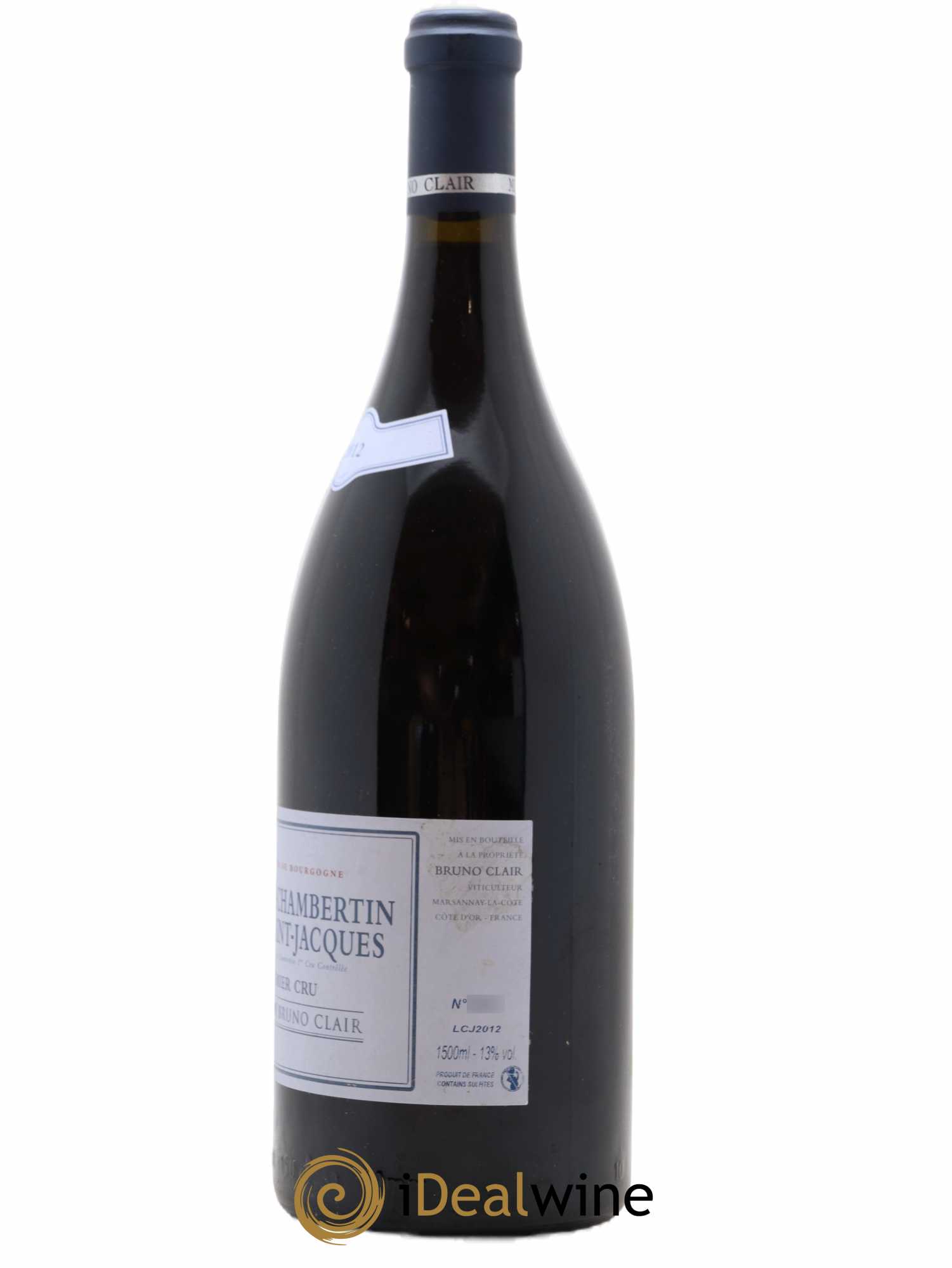 Gevrey-Chambertin 1er Cru Clos Saint-Jacques Bruno Clair (Domaine) 2012 - Lot de 1 magnum - 1