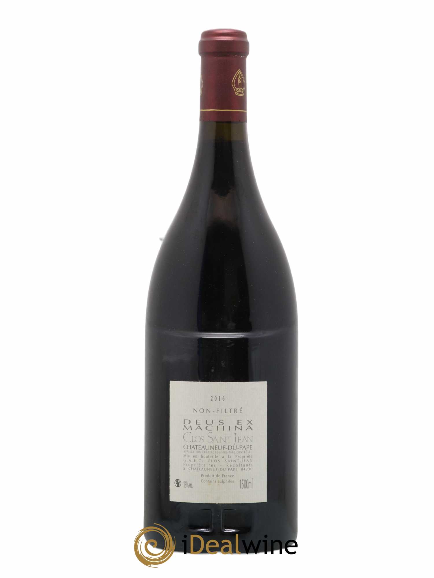 Châteauneuf-du-Pape Clos Saint-Jean Deus Ex Machina Pascal et Vincent Maurel 2016 - Lot de 1 magnum - 1
