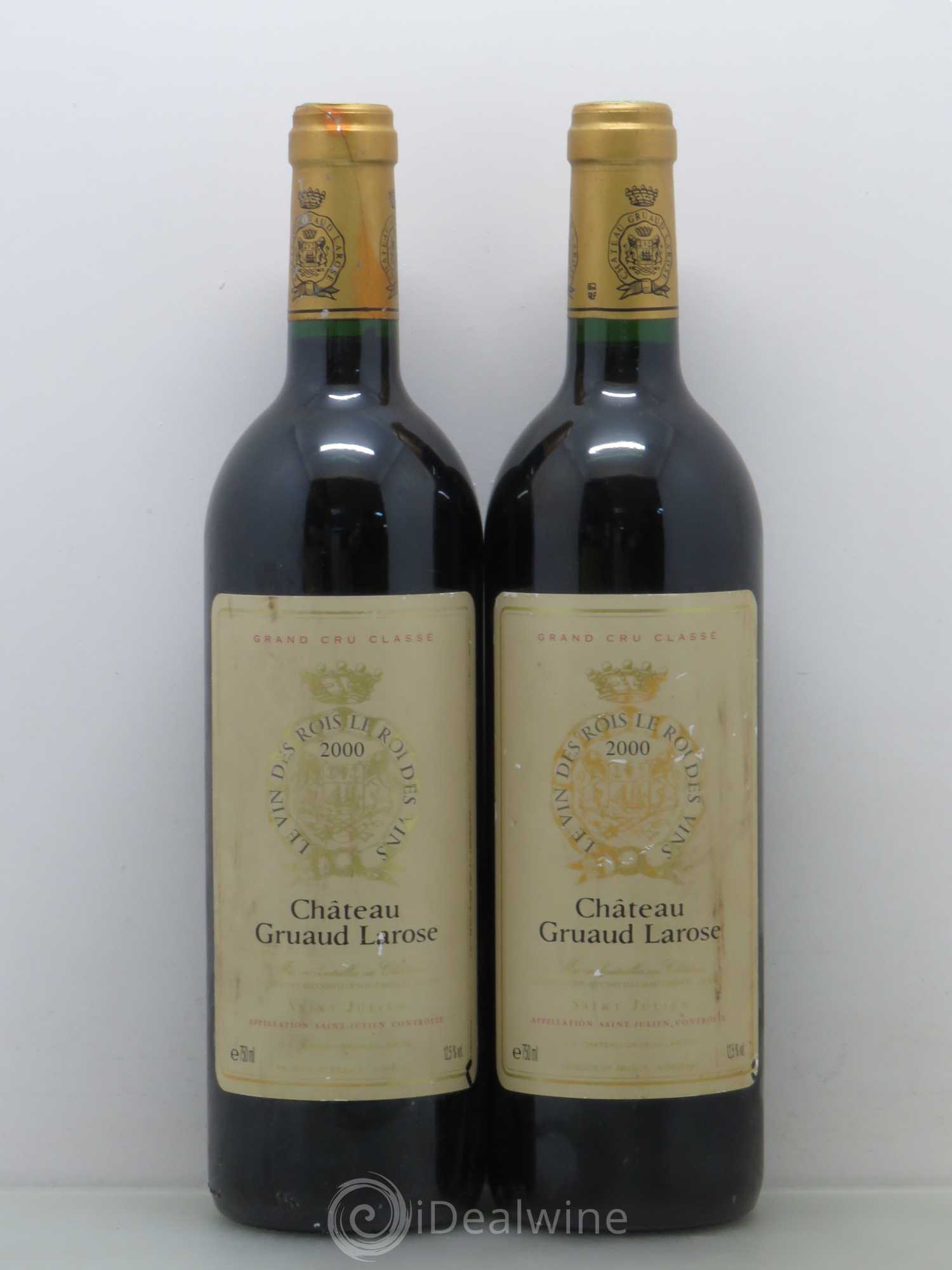 Château Gruaud Larose 2ème Grand Cru Classé 2000 - Lot de 2 bouteilles - 0