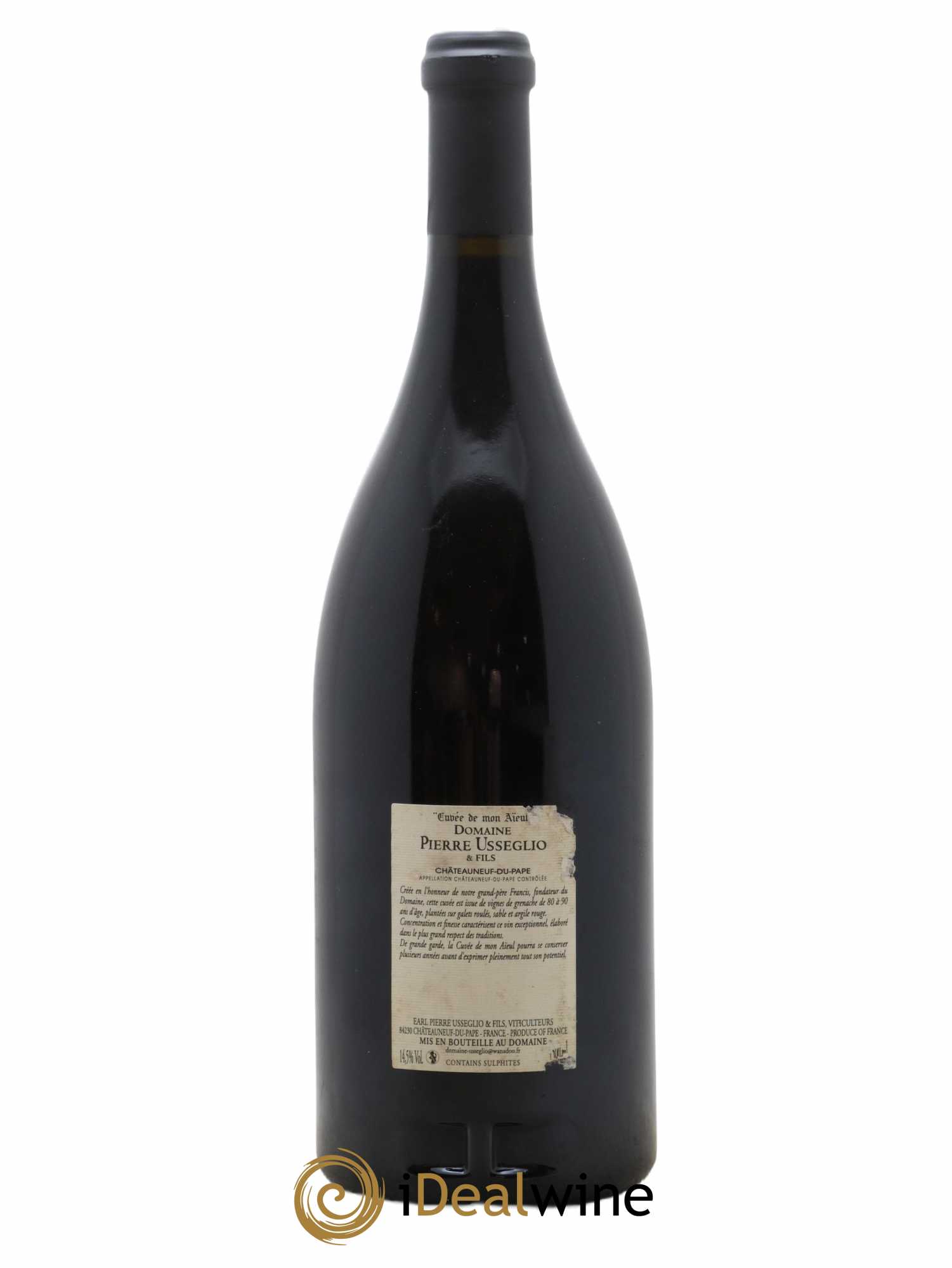 Châteauneuf-du-Pape Cuvée de mon Aïeul Pierre Usseglio & Fils 2010 - Lot de 1 magnum - 1