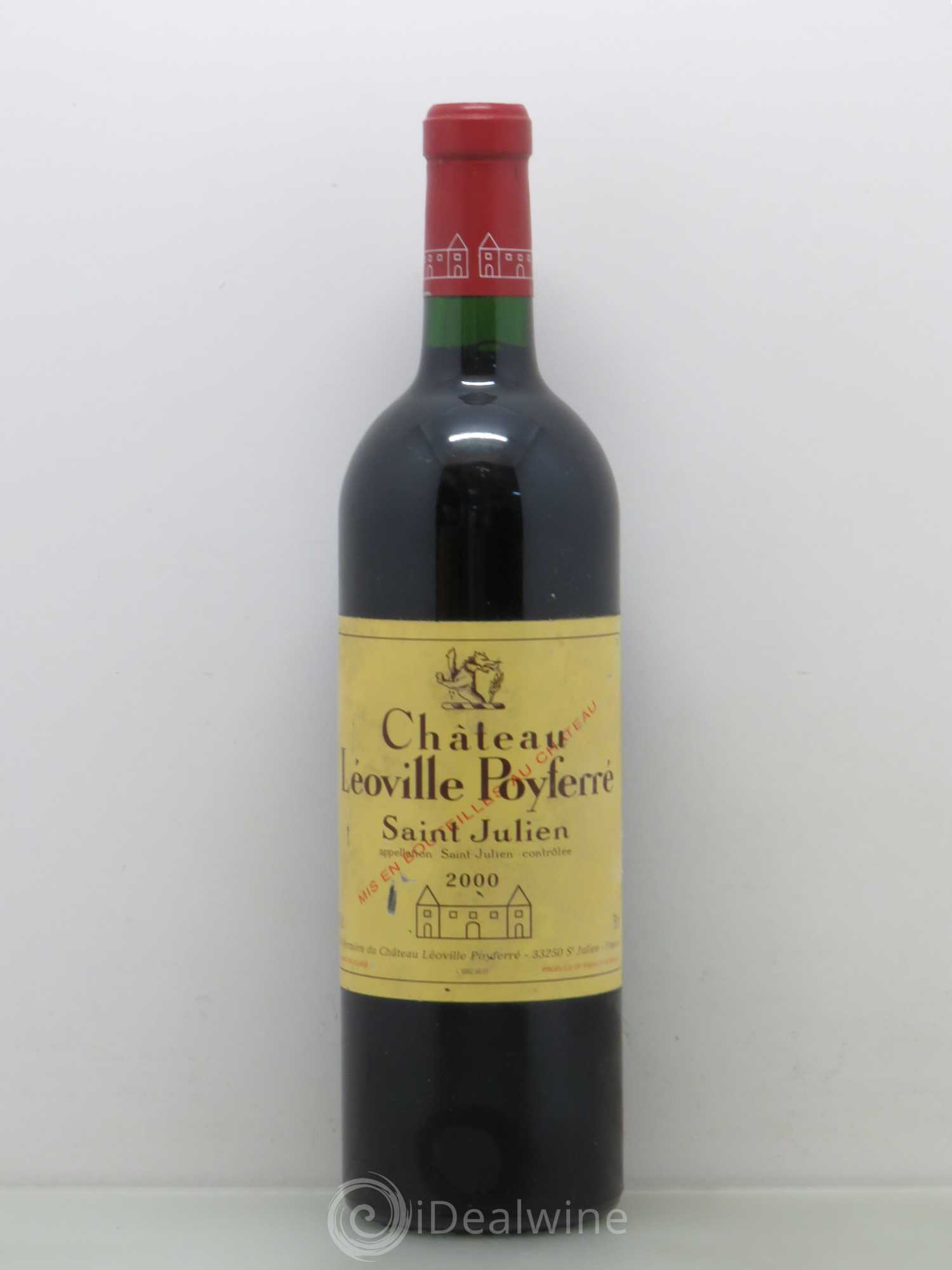 Château Léoville Poyferré 2ème Grand Cru Classé 2000 - Lot de 1 bouteille - 0