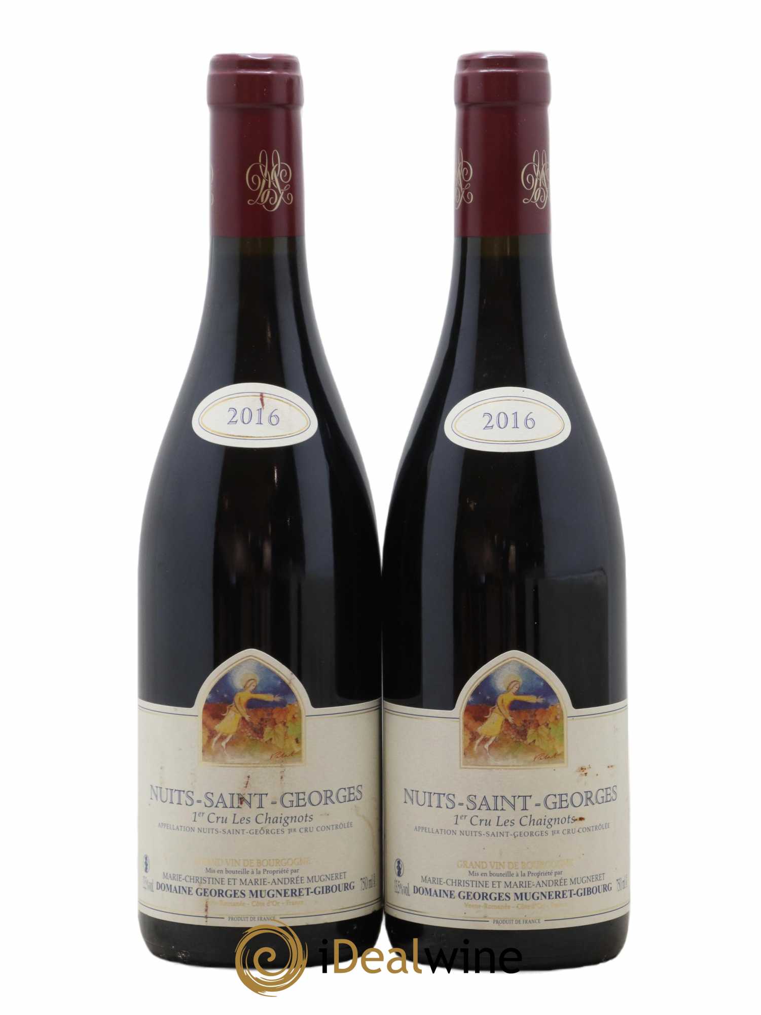 Nuits-Saint-Georges 1er Cru Les Chaignots Mugneret-Gibourg (Domaine) 2016 - Lot de 2 bouteilles - 0