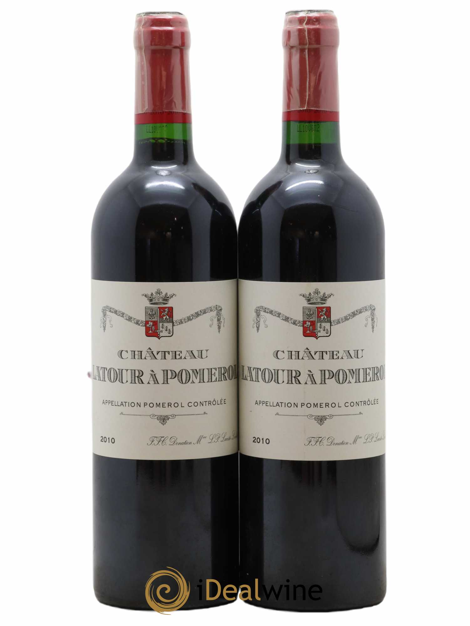 Château Latour à Pomerol 2010 - Lot de 2 bouteilles - 0