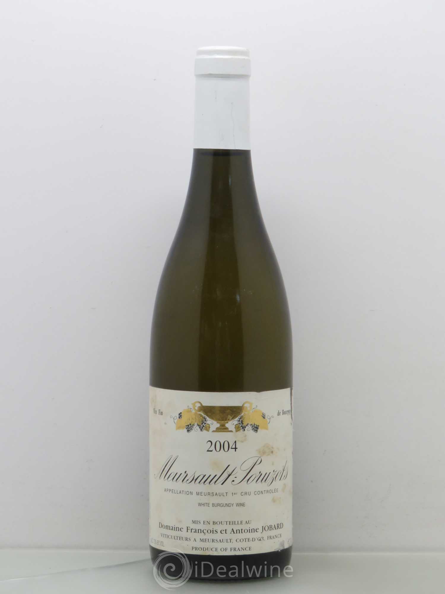 Meursault 1er Cru Poruzots François et Antoine Jobard (Domaine) 2004 - Lot de 1 bouteille - 0