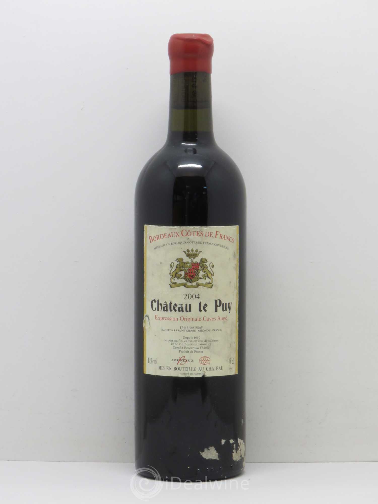 Bordeaux Château Le Puy 2004 - Lot de 1 bouteille - 0