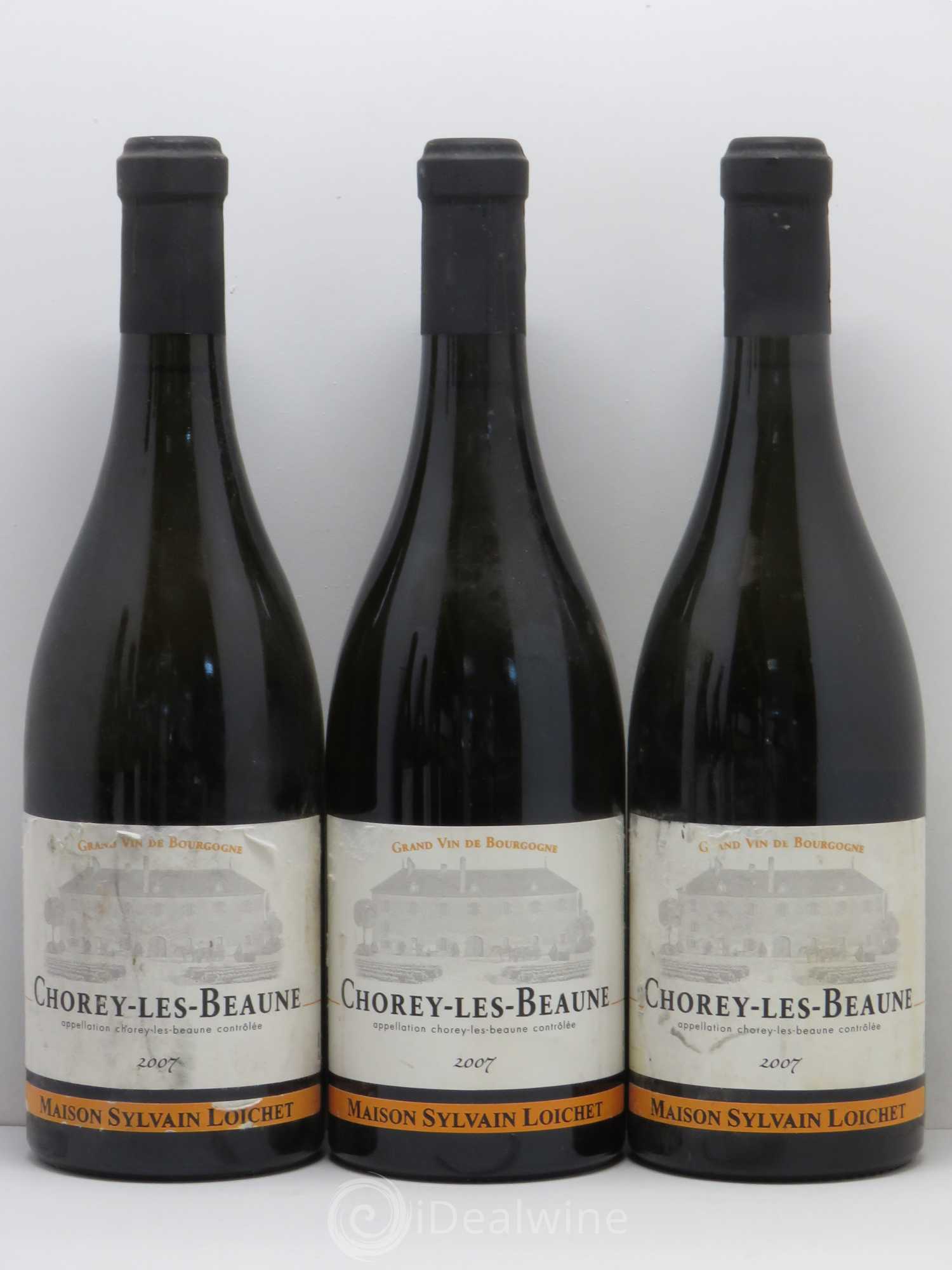 Bourgogne Chorey lès Beaune Sylvain Loichet (sans prix de réserve) 2007 - Lot de 6 bouteilles - 1