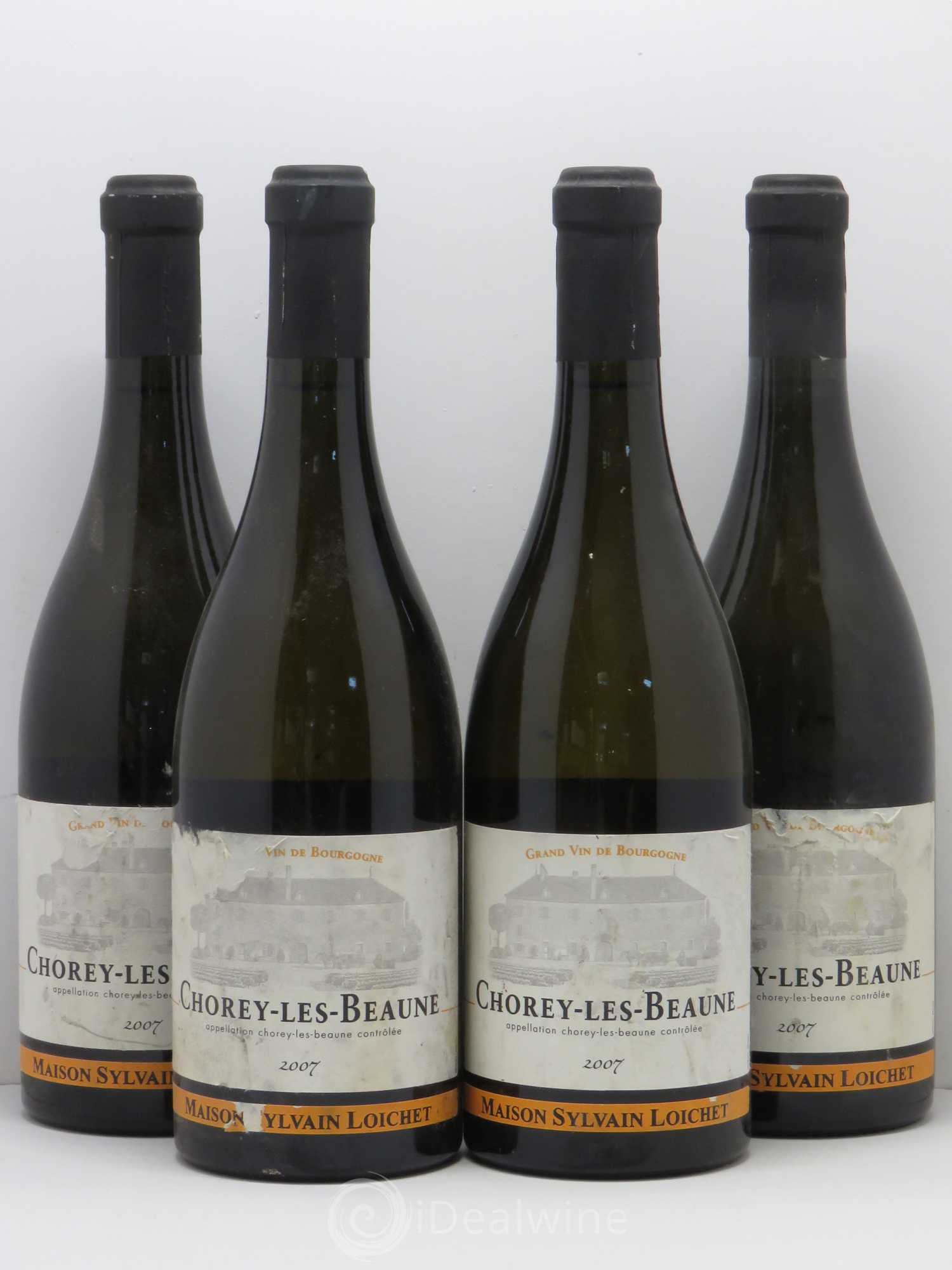 Bourgogne Chorey lès Beaune Sylvain Loichet 2007 - Posten von 4 Flaschen - 0