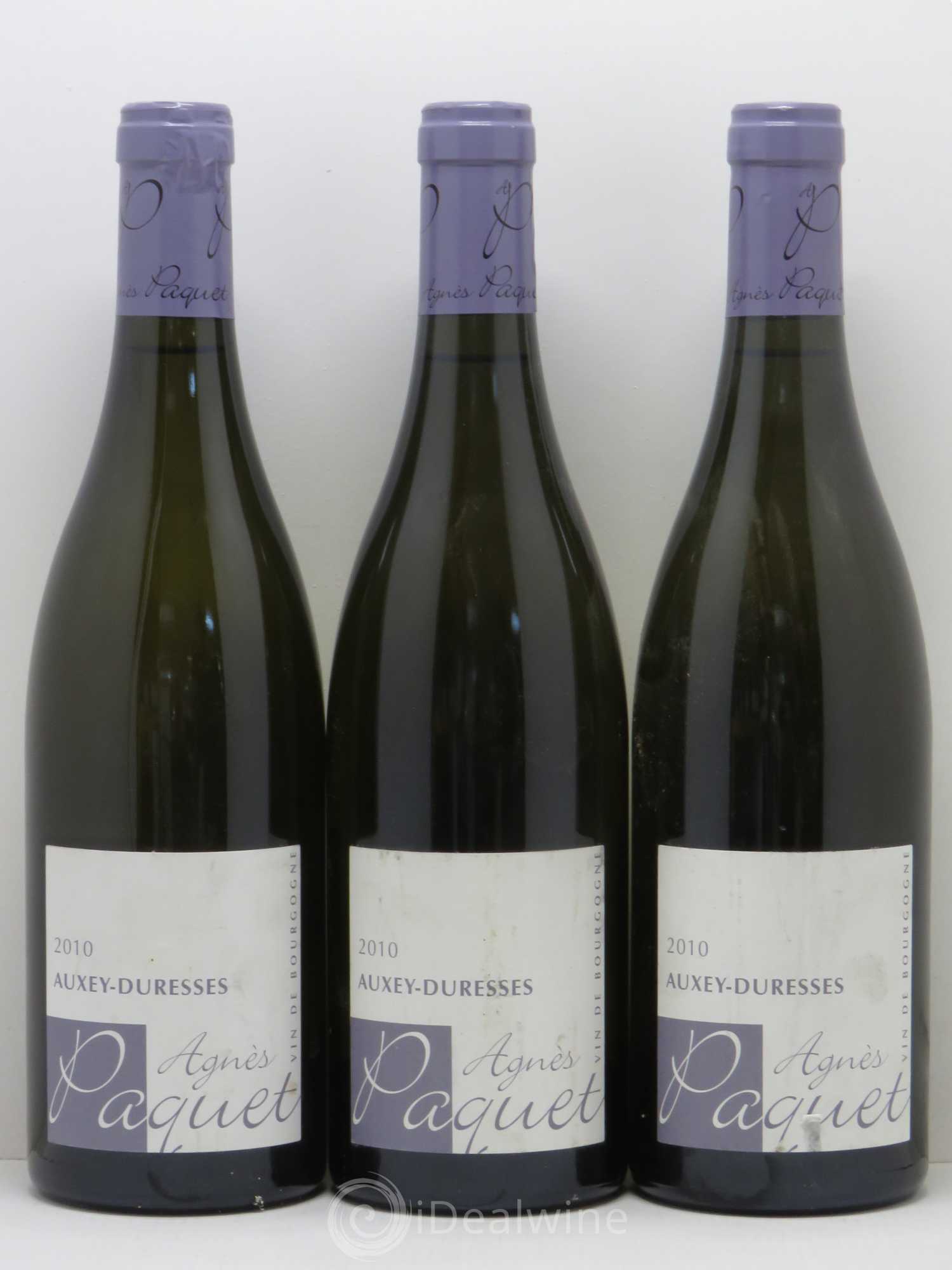 Auxey-Duresses Agnès Paquet 2010 - Posten von 3 Flaschen - 0