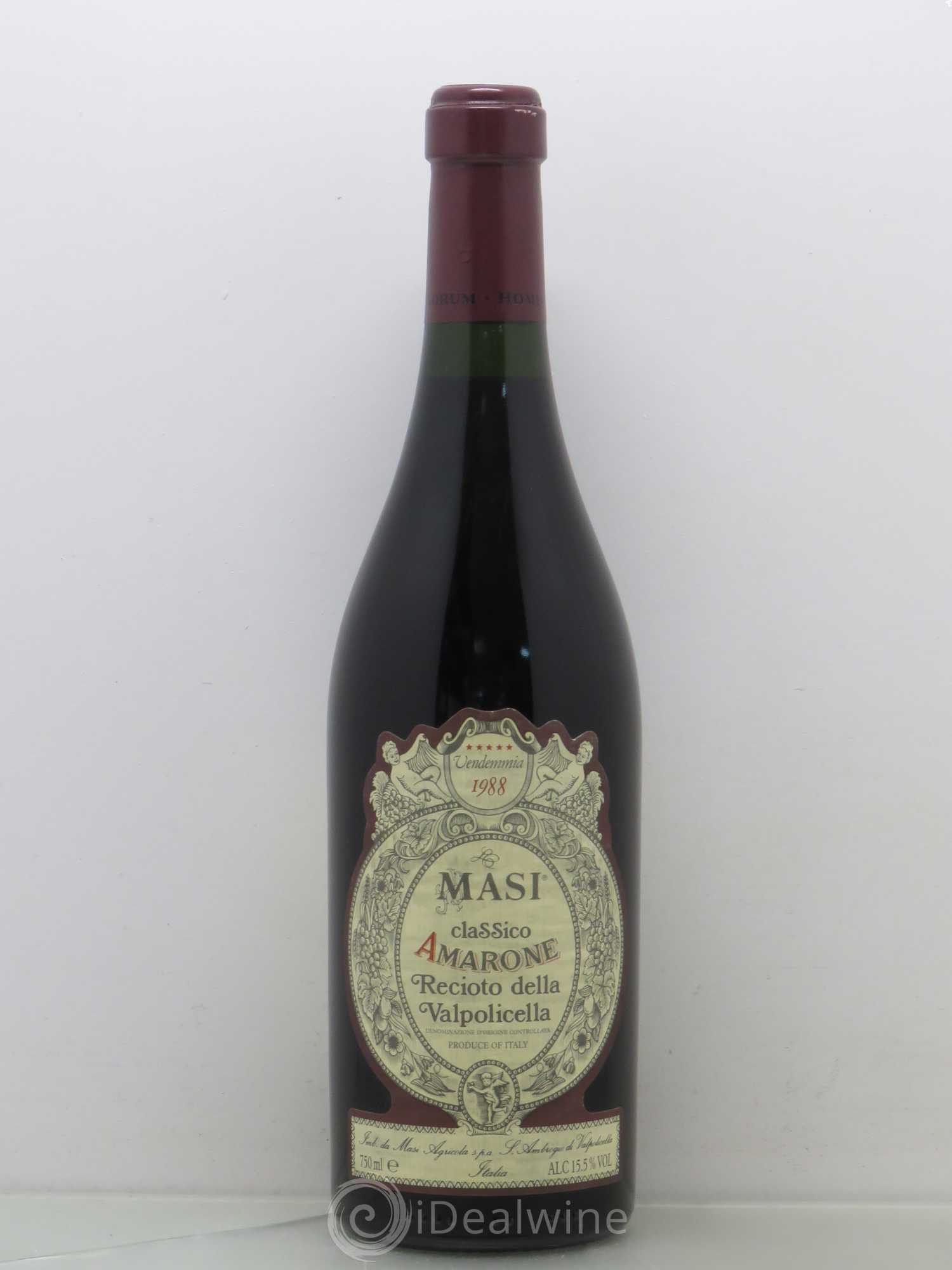 Amarone della Valpolicella DOC Masi Classico Reciotto 1988 - Lot de 1 bouteille - 0