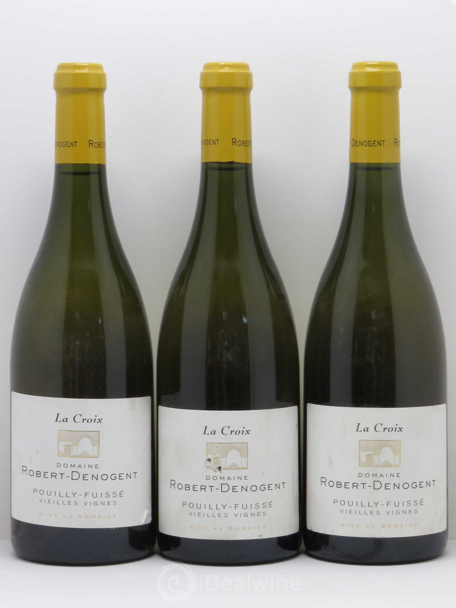 Pouilly-Fuissé La Croix Vieilles vignes Robert Denogent (sans prix de réserve) 2010 - Posten von 6 Flaschen - 1