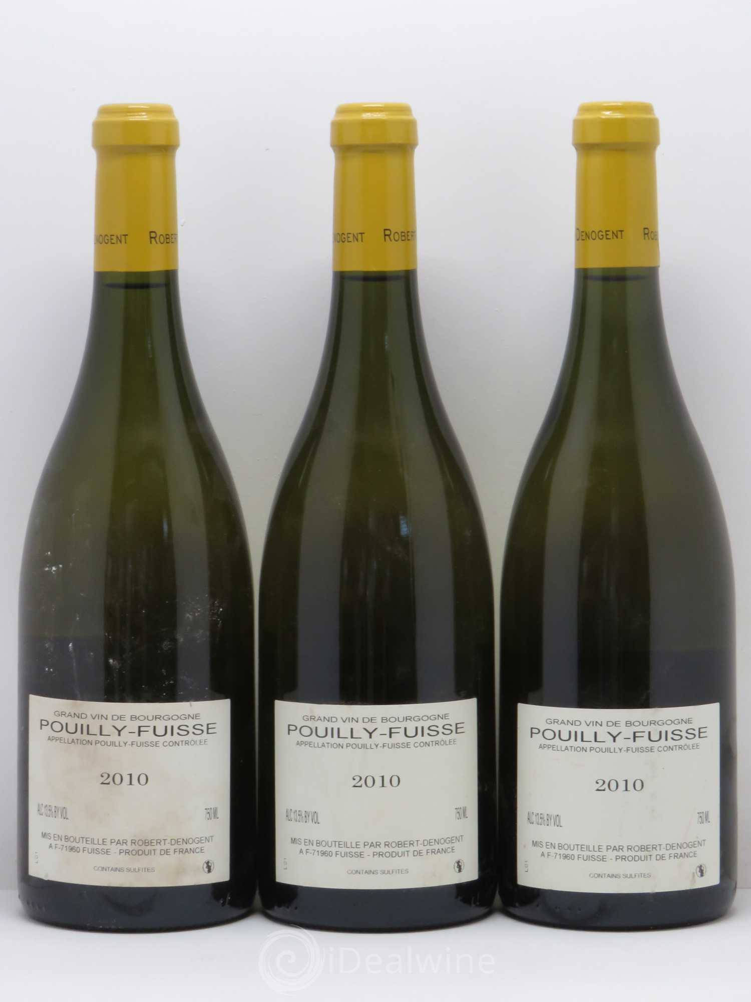Pouilly-Fuissé La Croix Vieilles vignes Robert Denogent (sans prix de réserve) 2010 - Posten von 6 Flaschen - 2