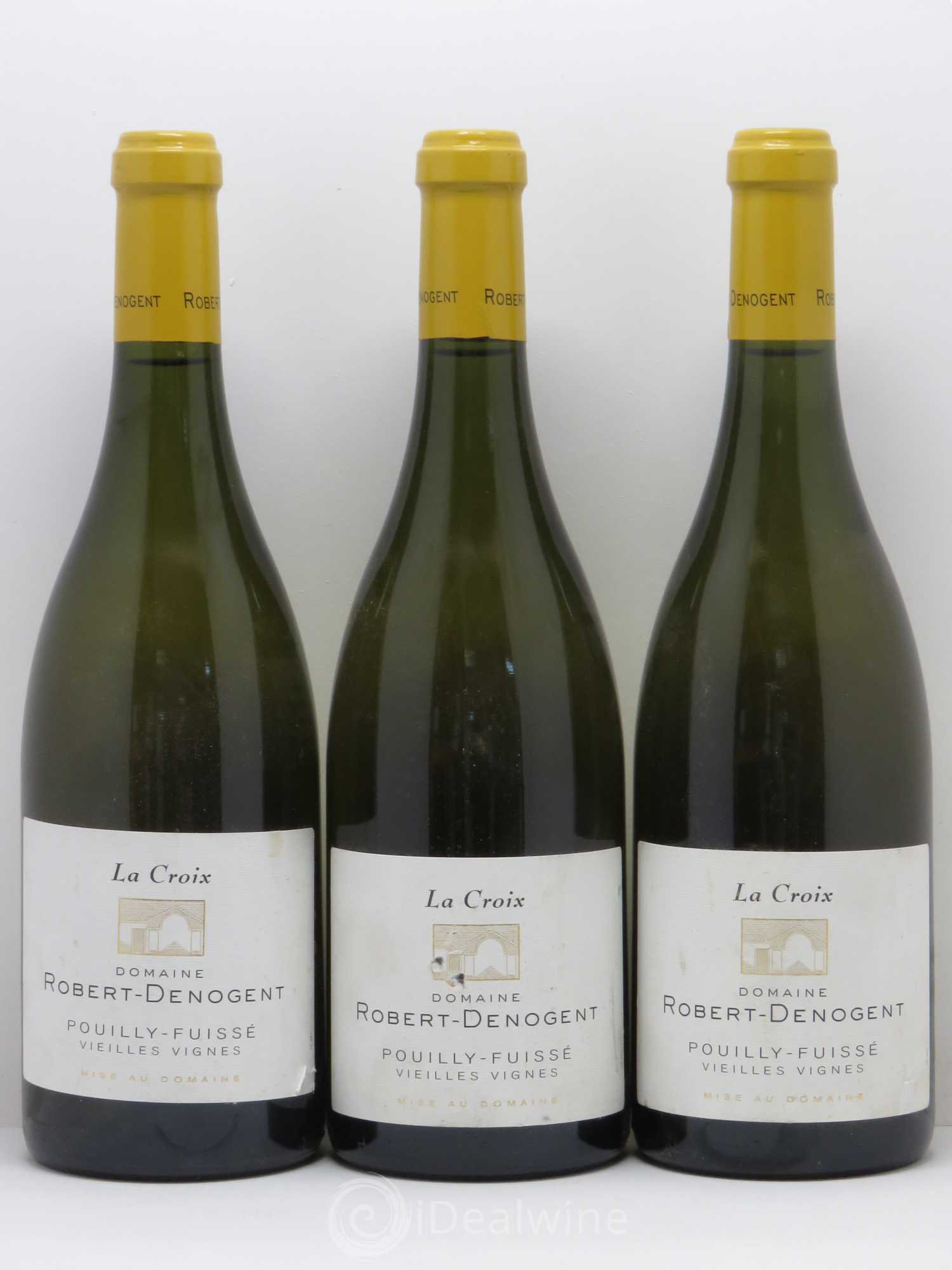 Pouilly-Fuissé La Croix Vieilles vignes Robert Denogent (sans prix de réserve) 2010 - Posten von 6 Flaschen - 3