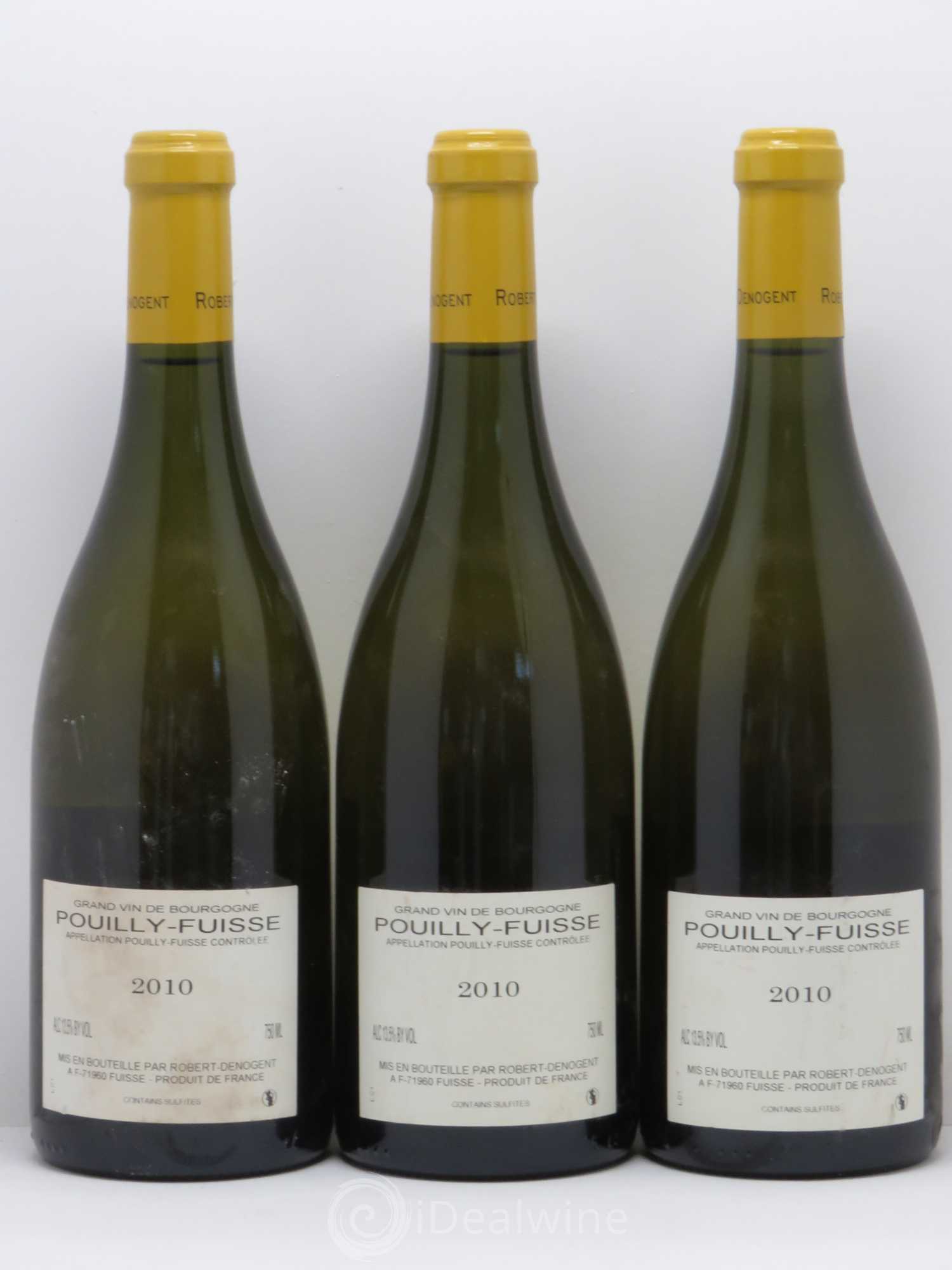 Pouilly-Fuissé La Croix Vieilles vignes Robert Denogent (sans prix de réserve) 2010 - Posten von 6 Flaschen - 4