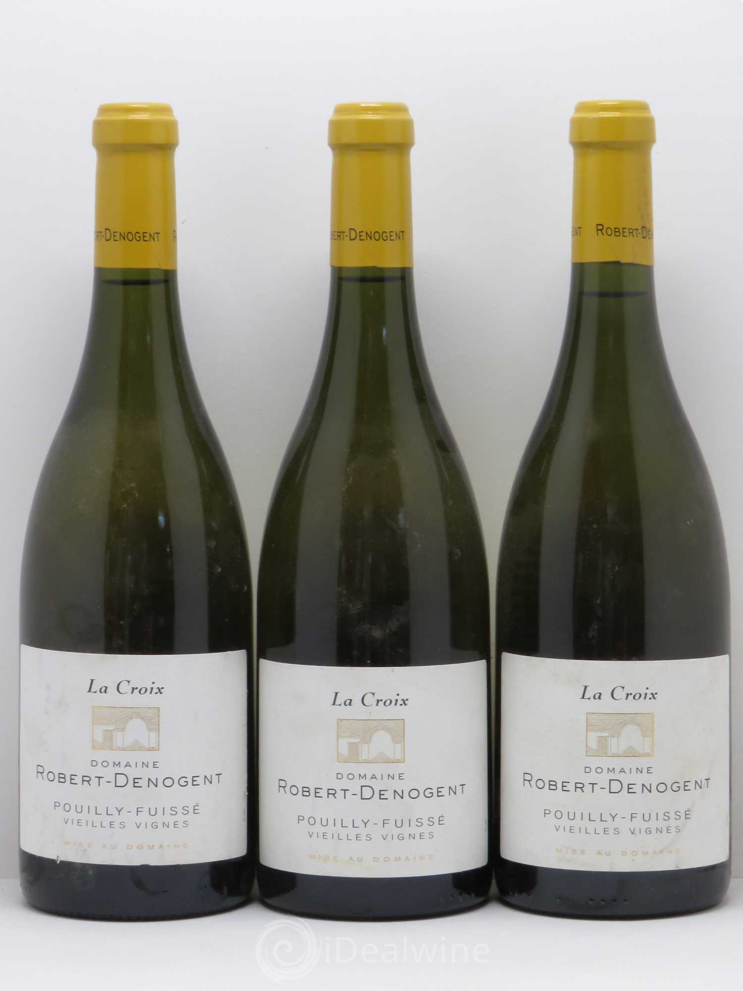 Pouilly-Fuissé La Croix Vieilles vignes Robert Denogent 2010 - Posten von 3 Flaschen - 0