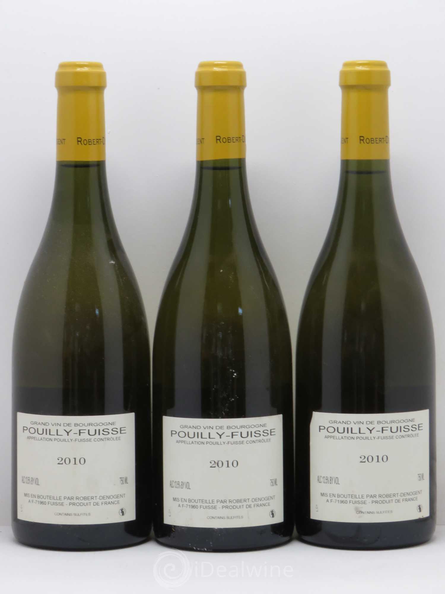 Pouilly-Fuissé La Croix Vieilles vignes Robert Denogent 2010 - Posten von 3 Flaschen - 1
