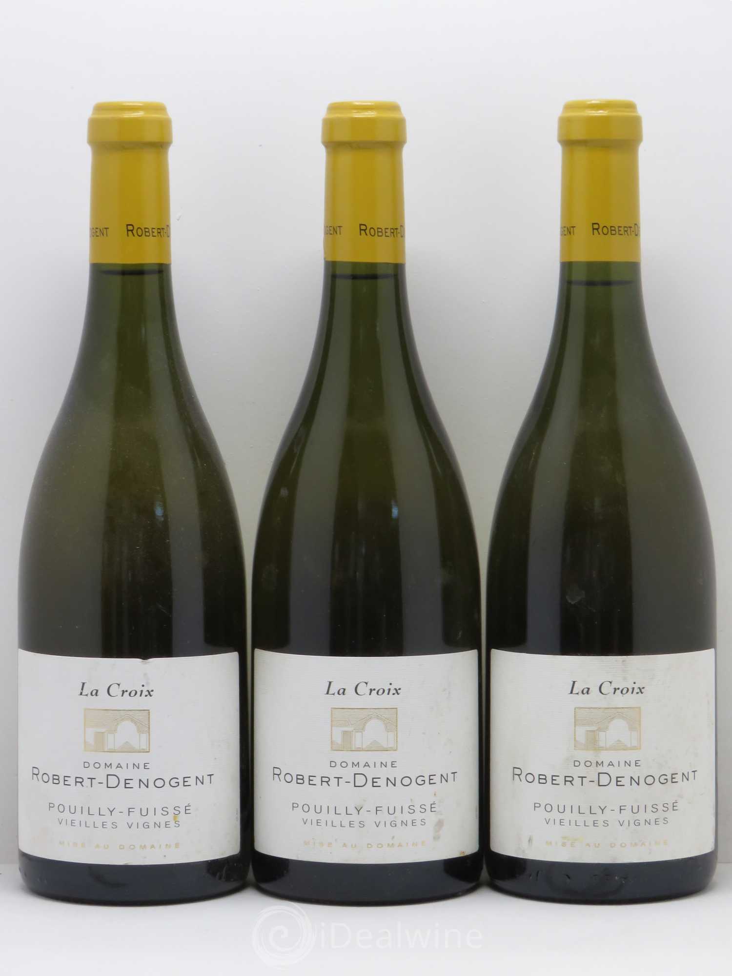 Pouilly-Fuissé La Croix Vieilles vignes Robert Denogent 2010 - Posten von 3 Flaschen - 0