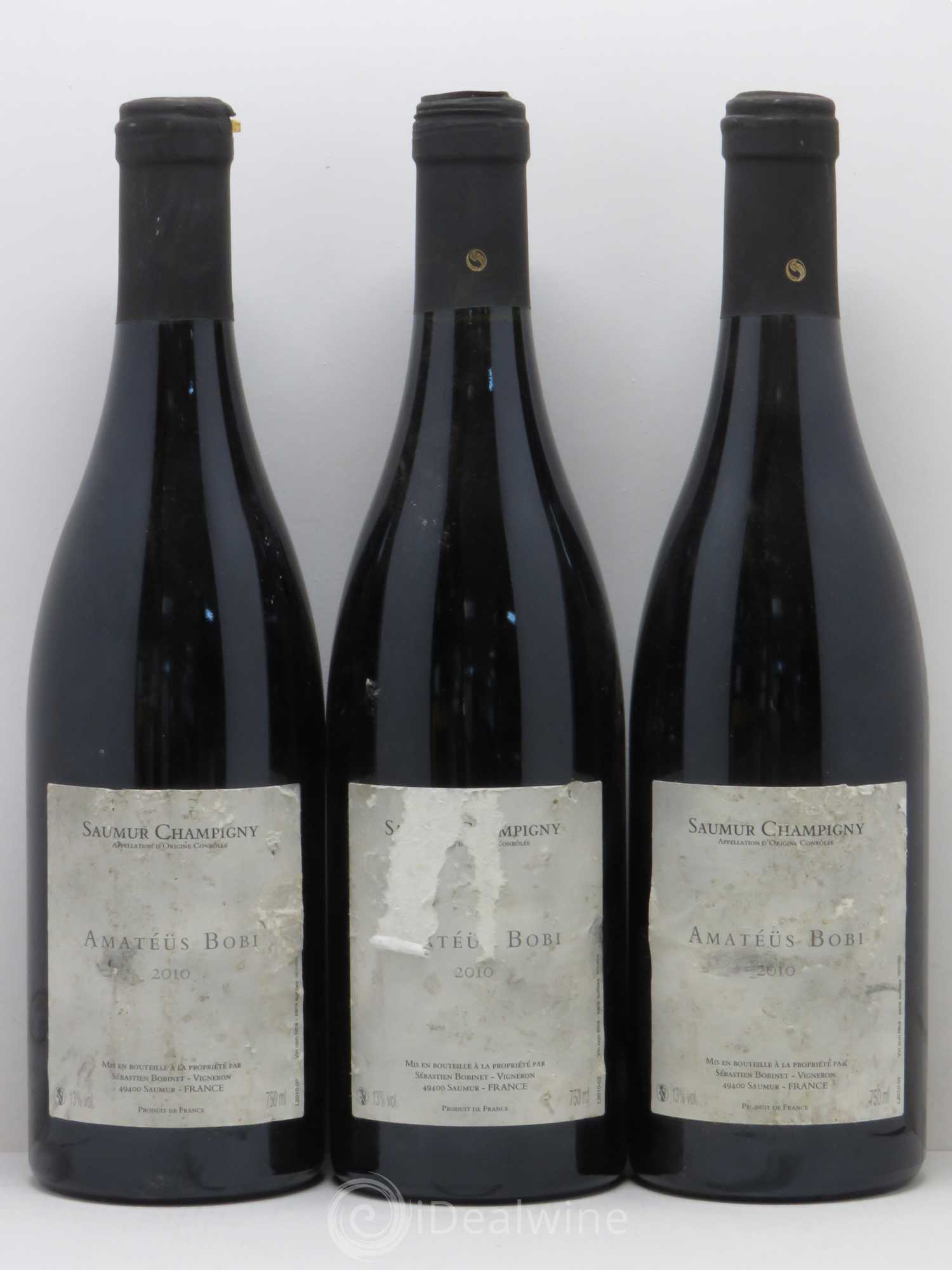 Saumur-Champigny Amateus Bobi Sebastien Bobinet 2010 - Lot de 3 bouteilles - 0