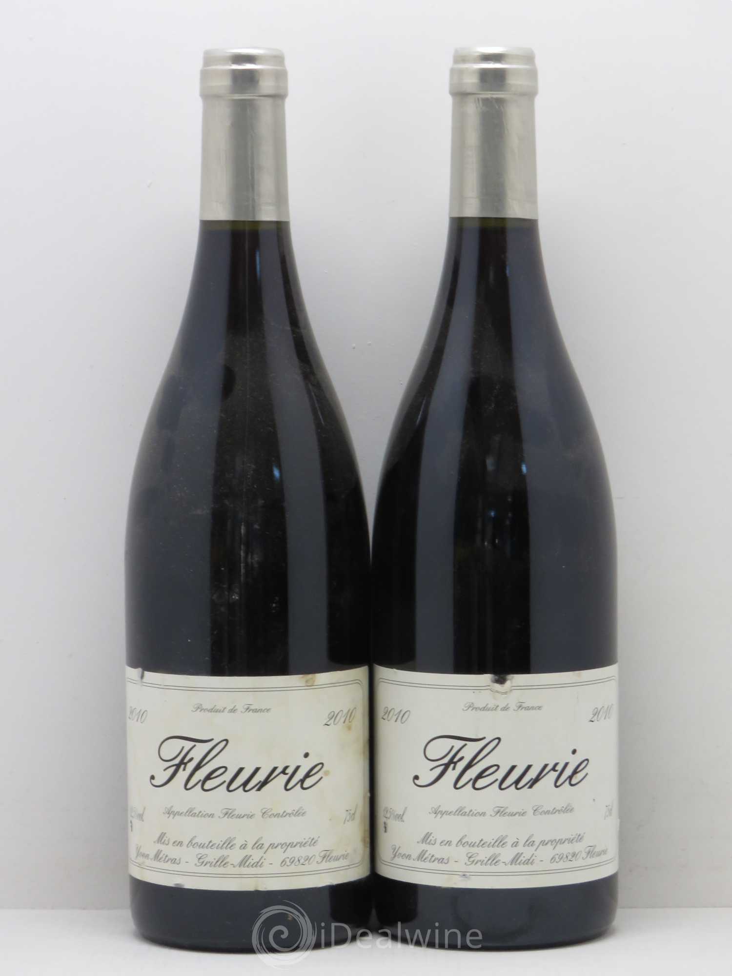 Fleurie Yvon Métras 2010 - Lot de 2 bouteilles - 0