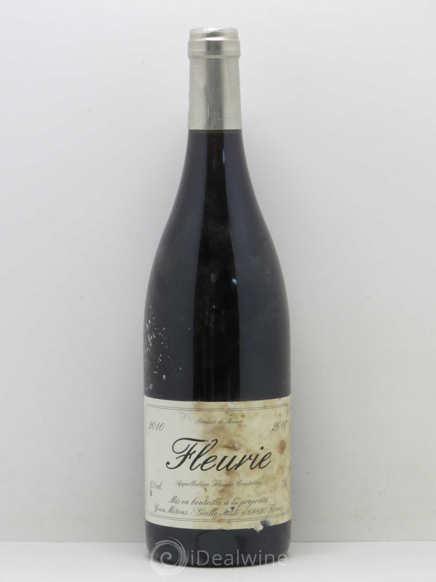 Fleurie Yvon Métras 2010 - Lot de 1 bouteille - 0