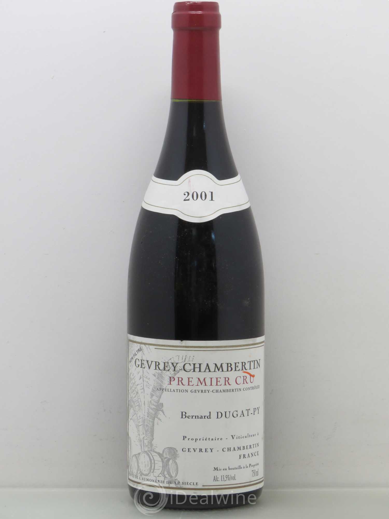 Gevrey-Chambertin 1er Cru Dugat-Py 2001 - Lot de 1 bouteille - 0