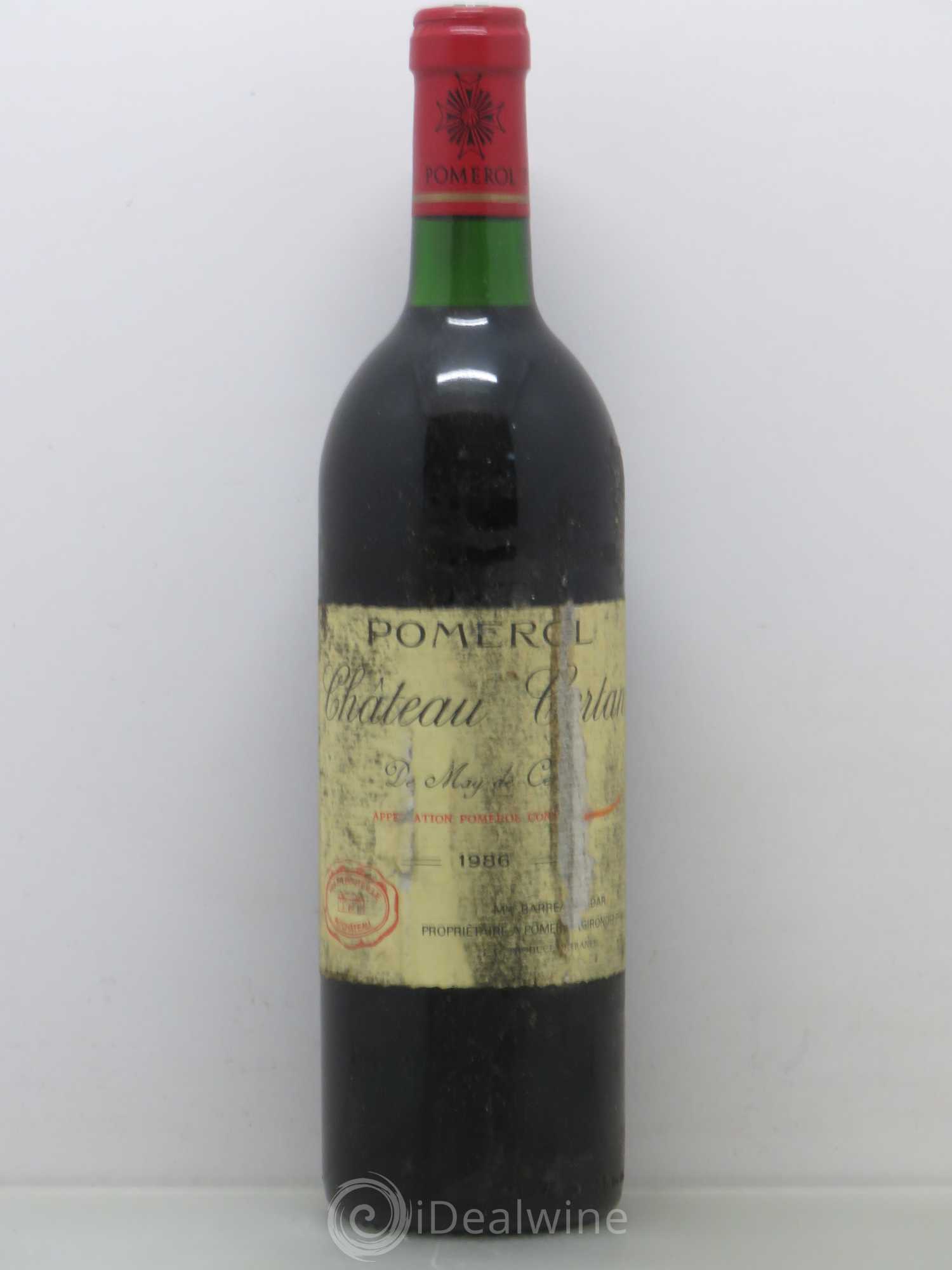 Château Certan de May 1986 - Lot de 1 bouteille - 0