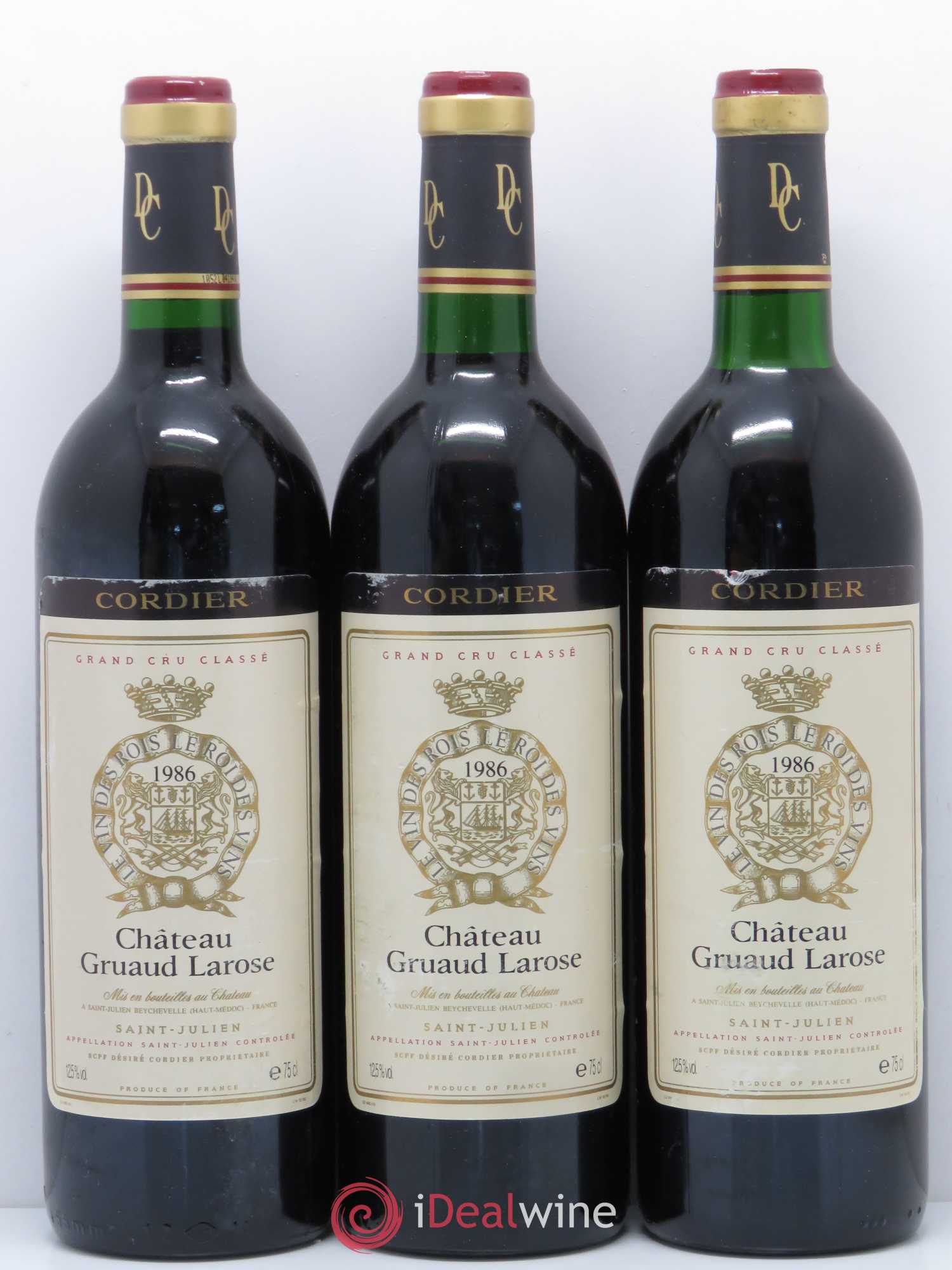 Château Gruaud Larose 2ème Grand Cru Classé 1986 - Lot de 6 bouteilles - 1