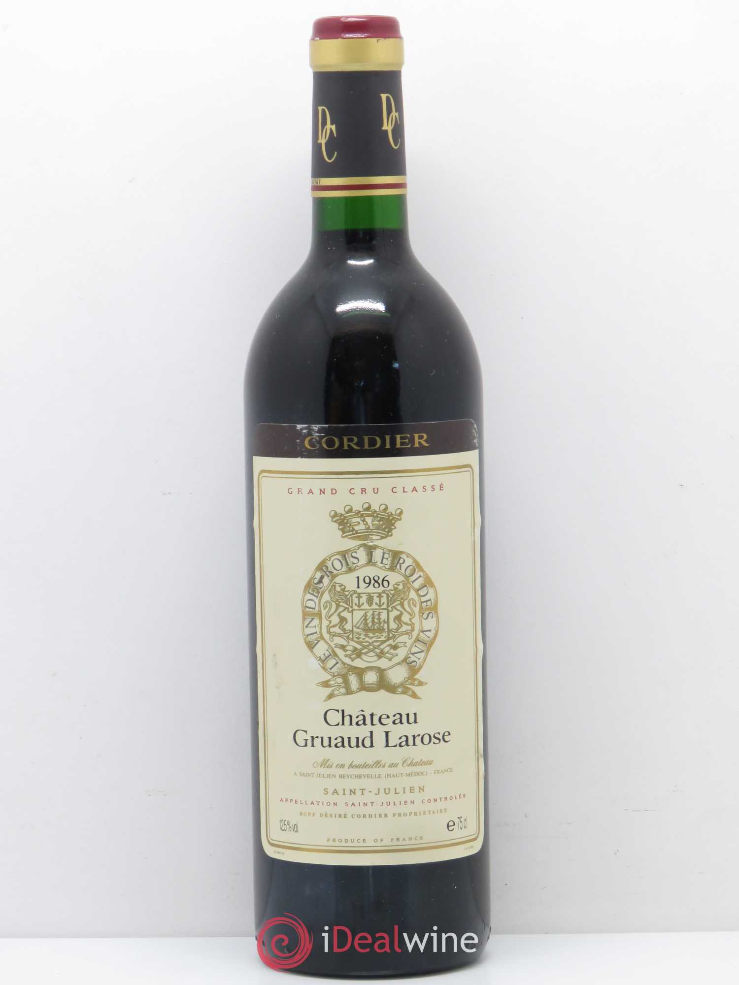 Château Gruaud Larose 2ème Grand Cru Classé 1986 - Lot de 1 bouteille - 0