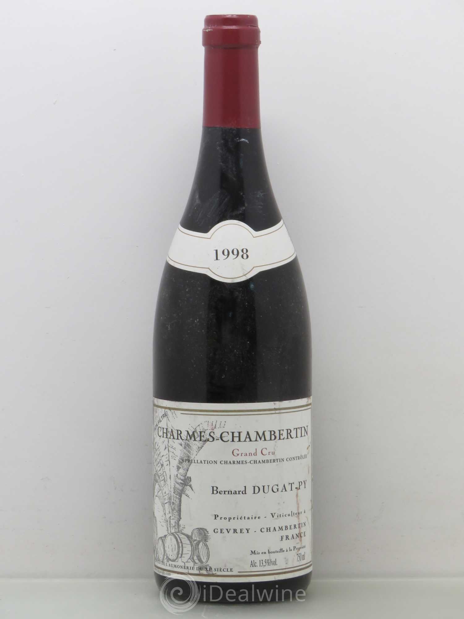 Charmes-Chambertin Grand Cru Dugat-Py 1998 - Lot de 1 bouteille - 0