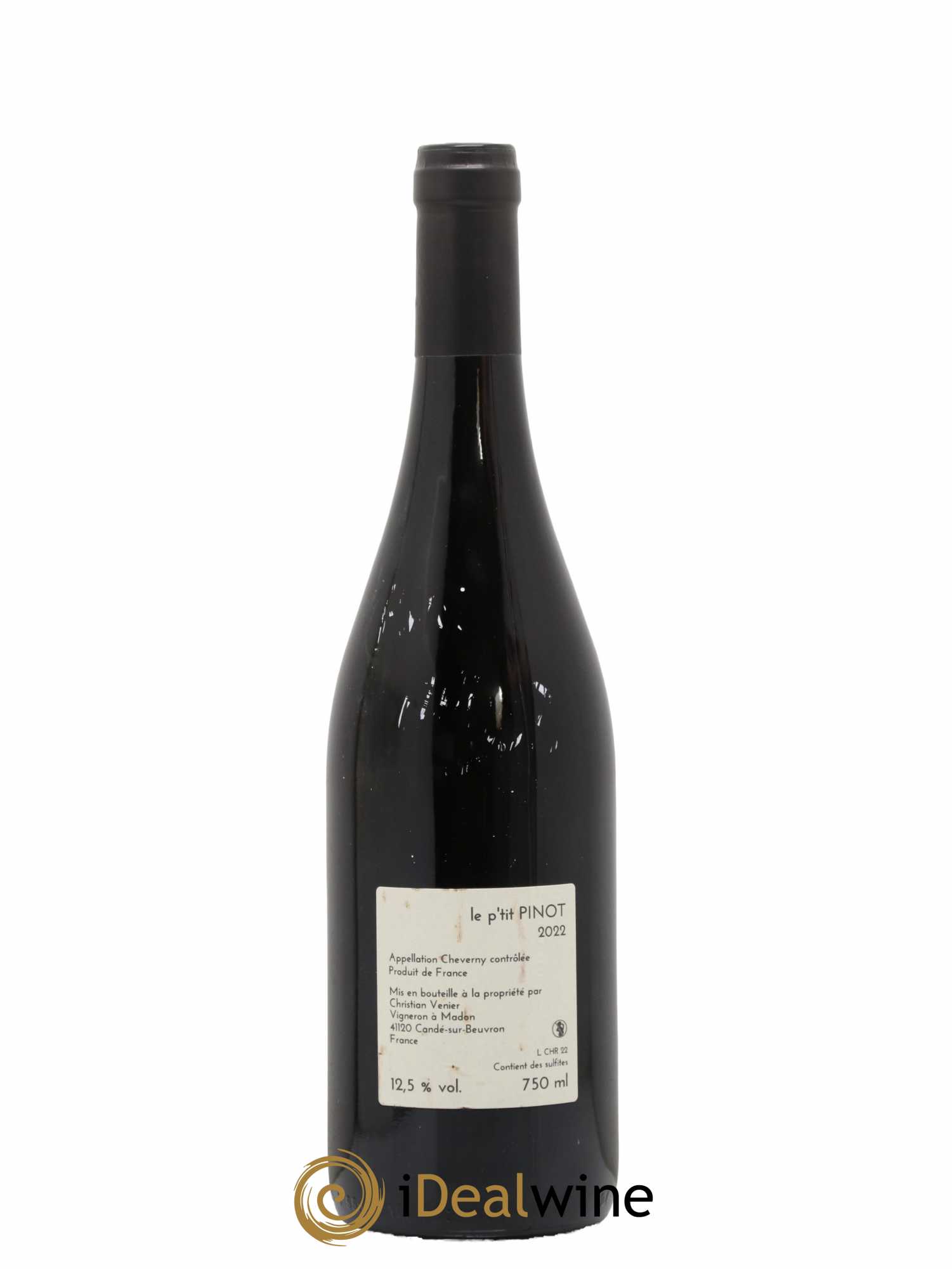 Cheverny Petit Pinot Christian Venier 2022 - Lot de 1 bouteille - 1