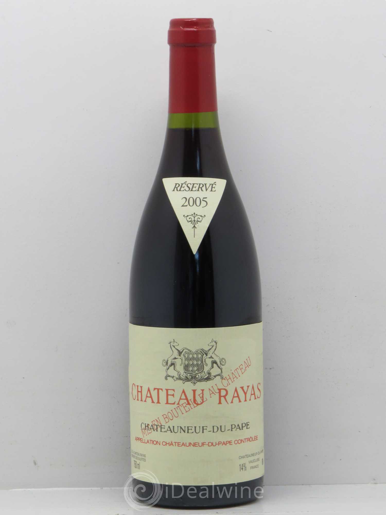 Châteauneuf-du-Pape Château Rayas Emmanuel Reynaud 2005 - Lot de 1 bouteille - 0