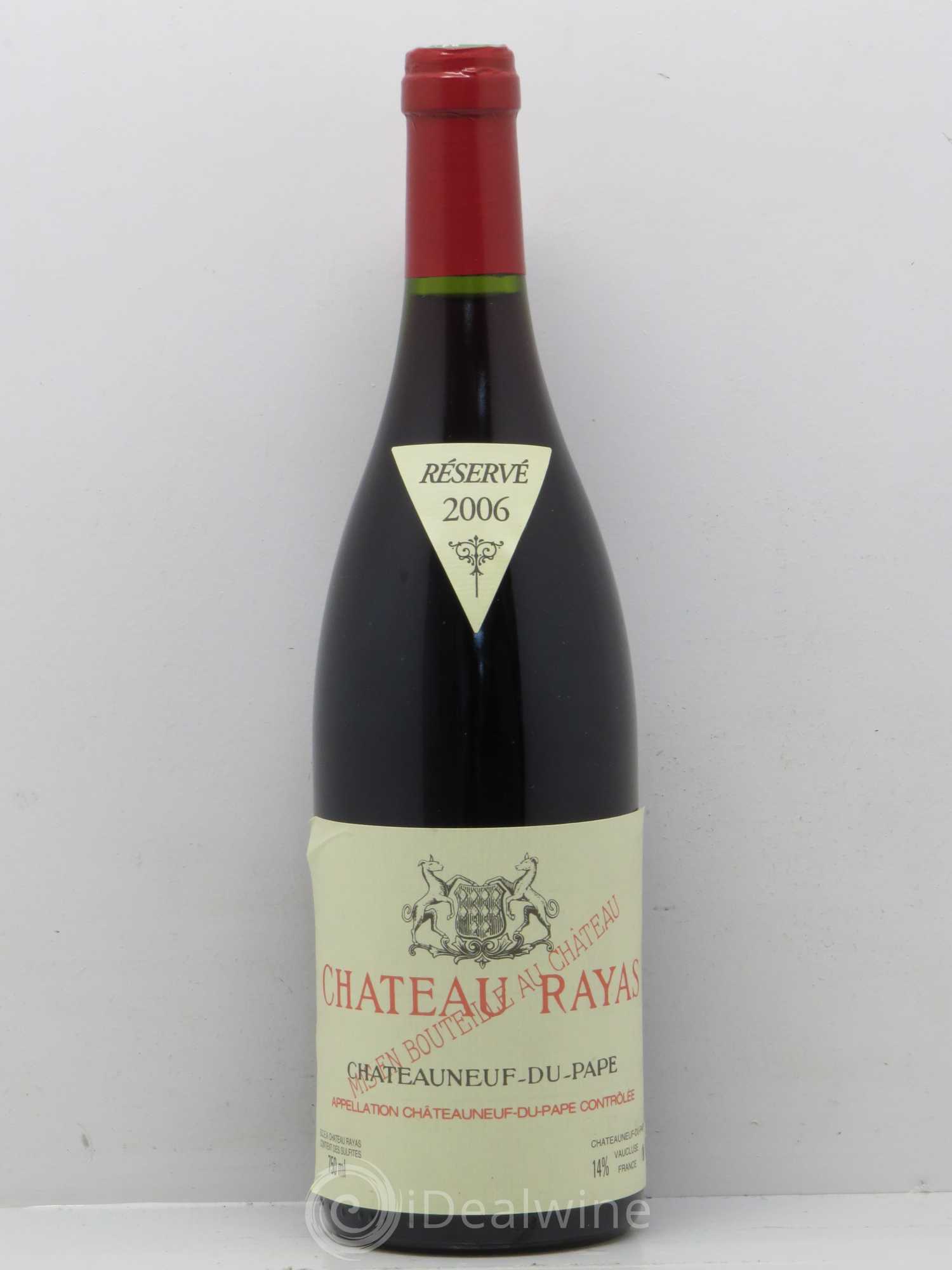 Châteauneuf-du-Pape Château Rayas Emmanuel Reynaud 2006 - Lot de 1 bouteille - 0