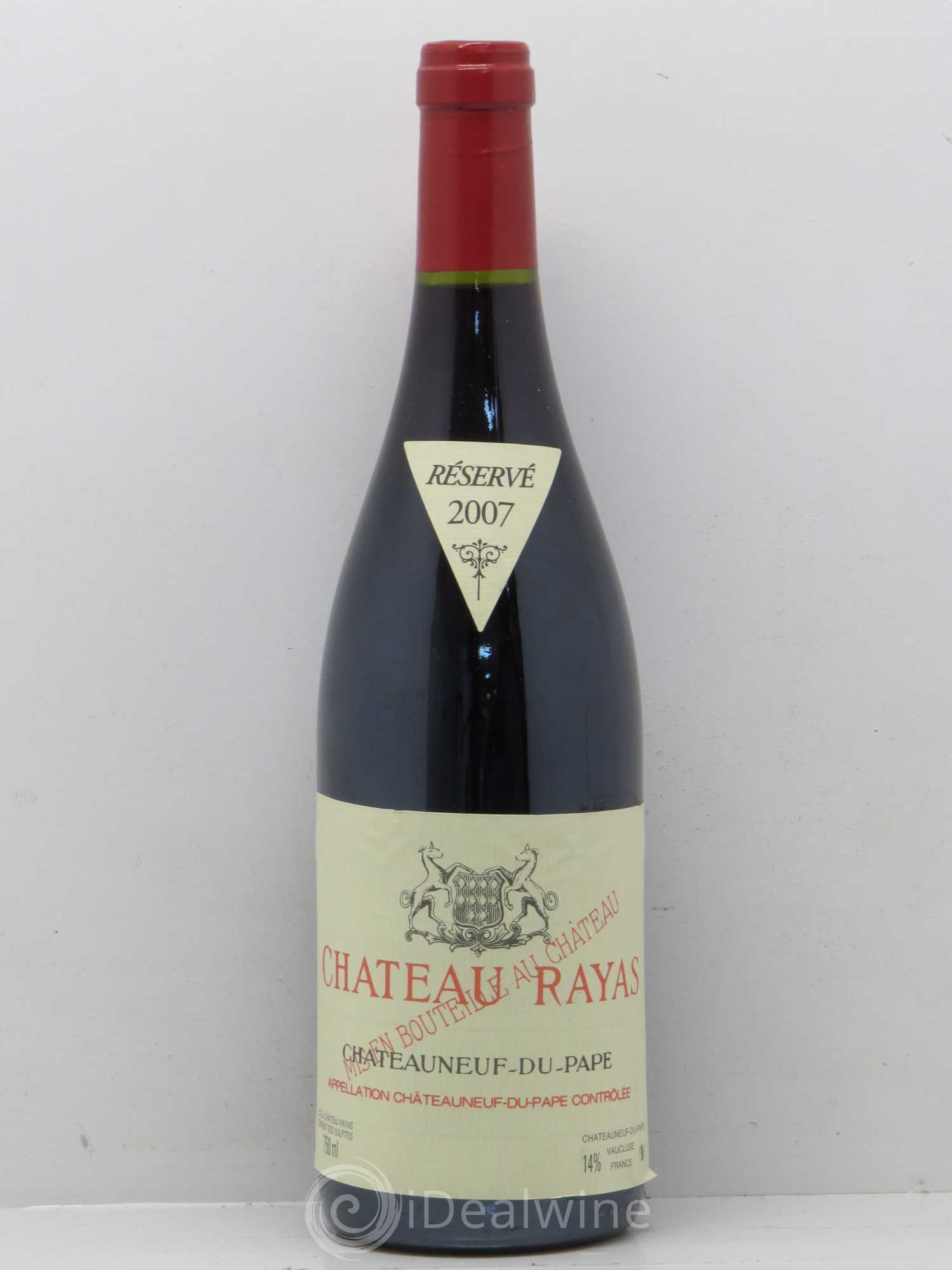 Châteauneuf-du-Pape Château Rayas Emmanuel Reynaud 2007 - Lot de 1 bouteille - 0