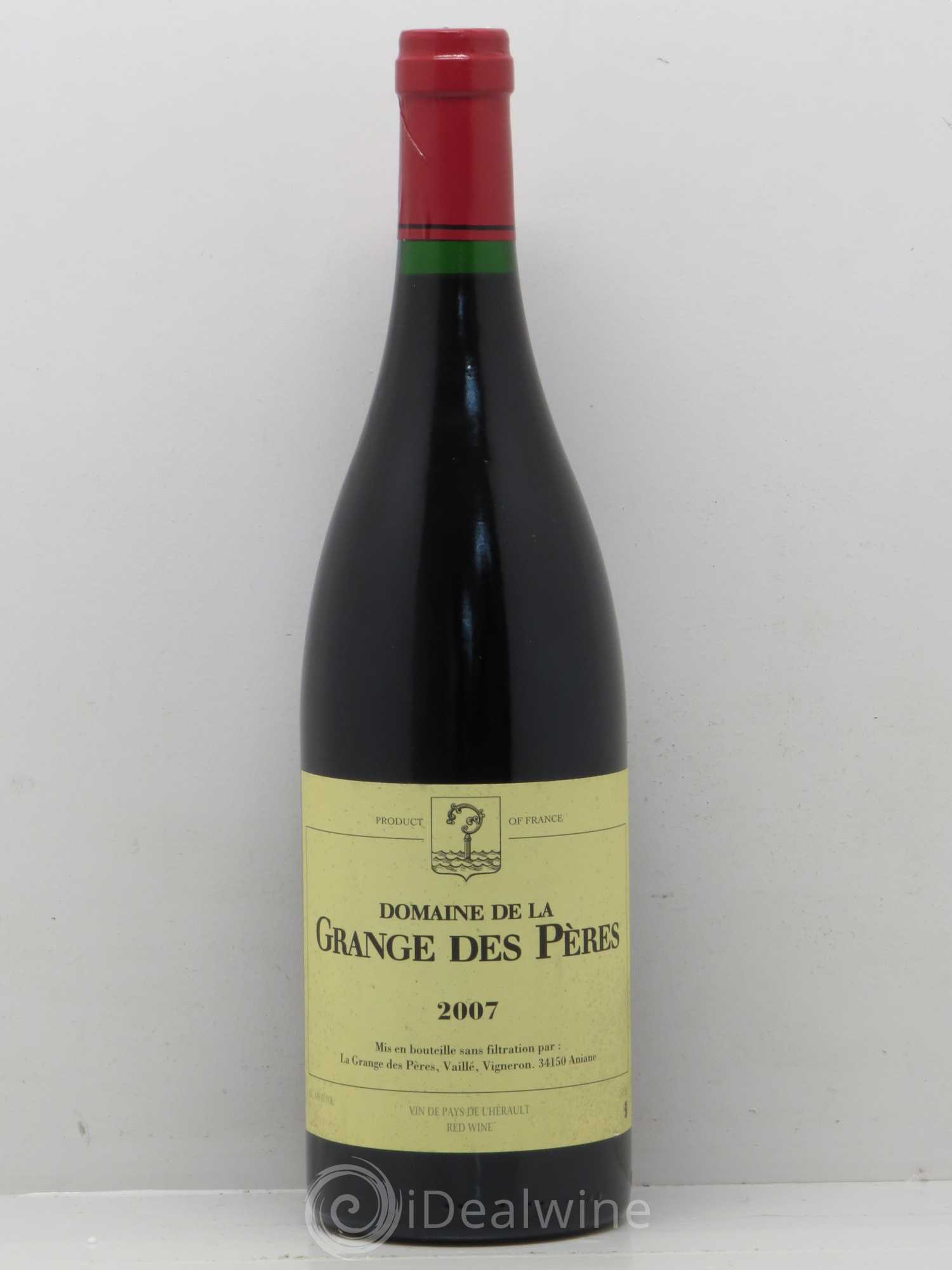 Pays d'Hérault Grange des Pères Laurent Vaillé 2007 - Lot de 1 bouteille - 0