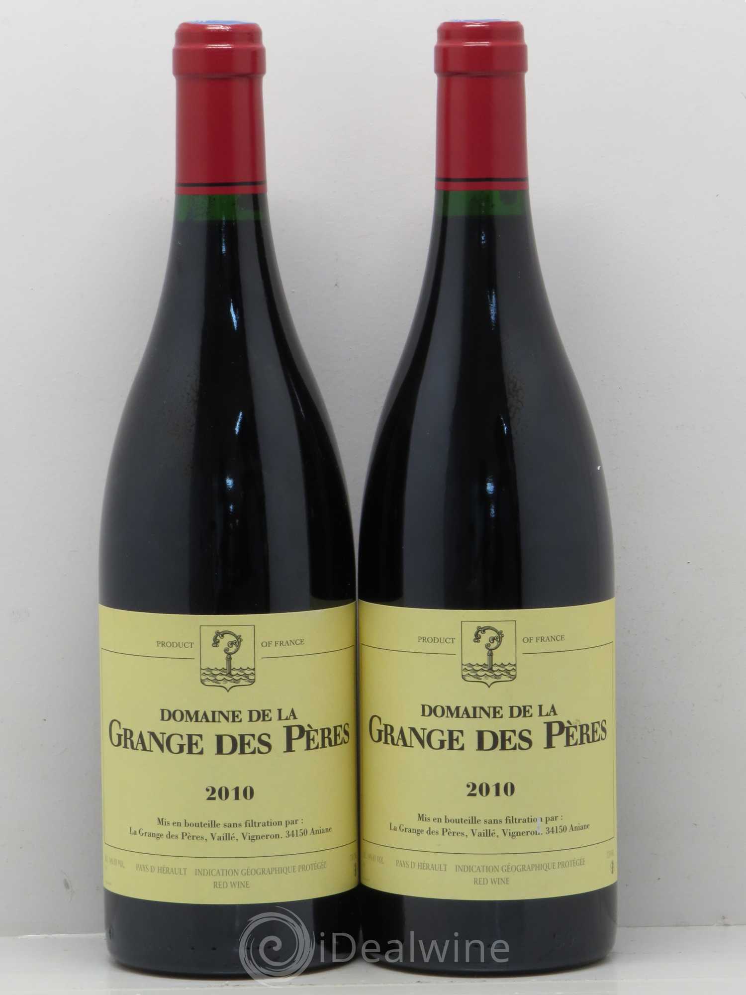 Pays d'Hérault Grange des Pères Laurent Vaillé 2010 - Lot de 2 bouteilles - 0