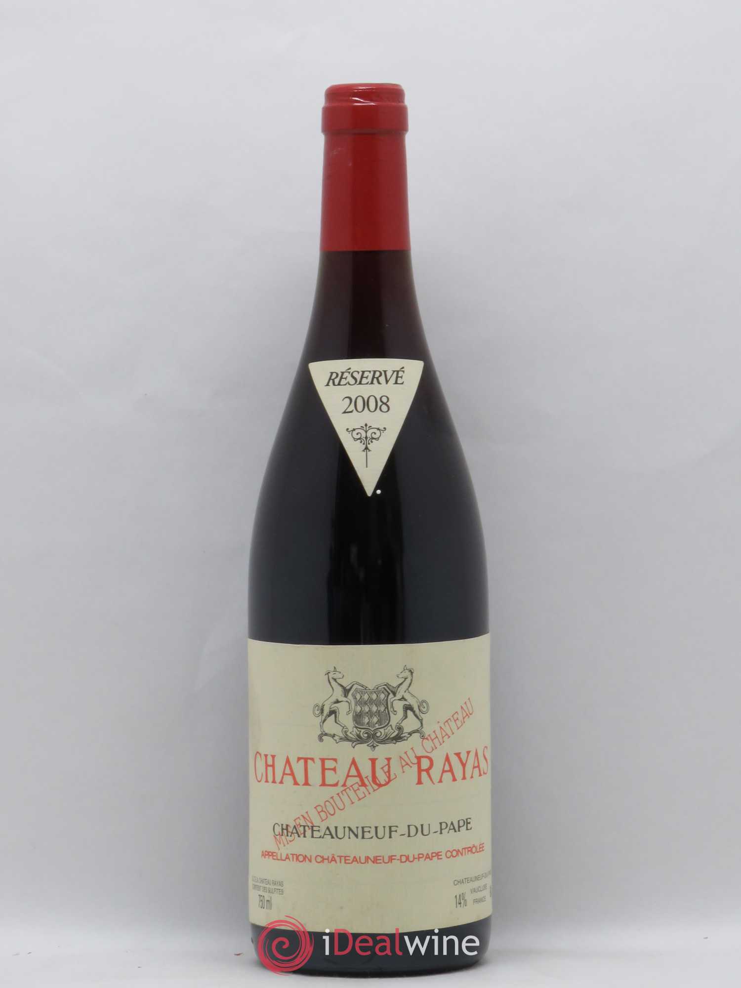 Châteauneuf-du-Pape Château Rayas Emmanuel Reynaud 2008 - Lot de 1 bouteille - 0