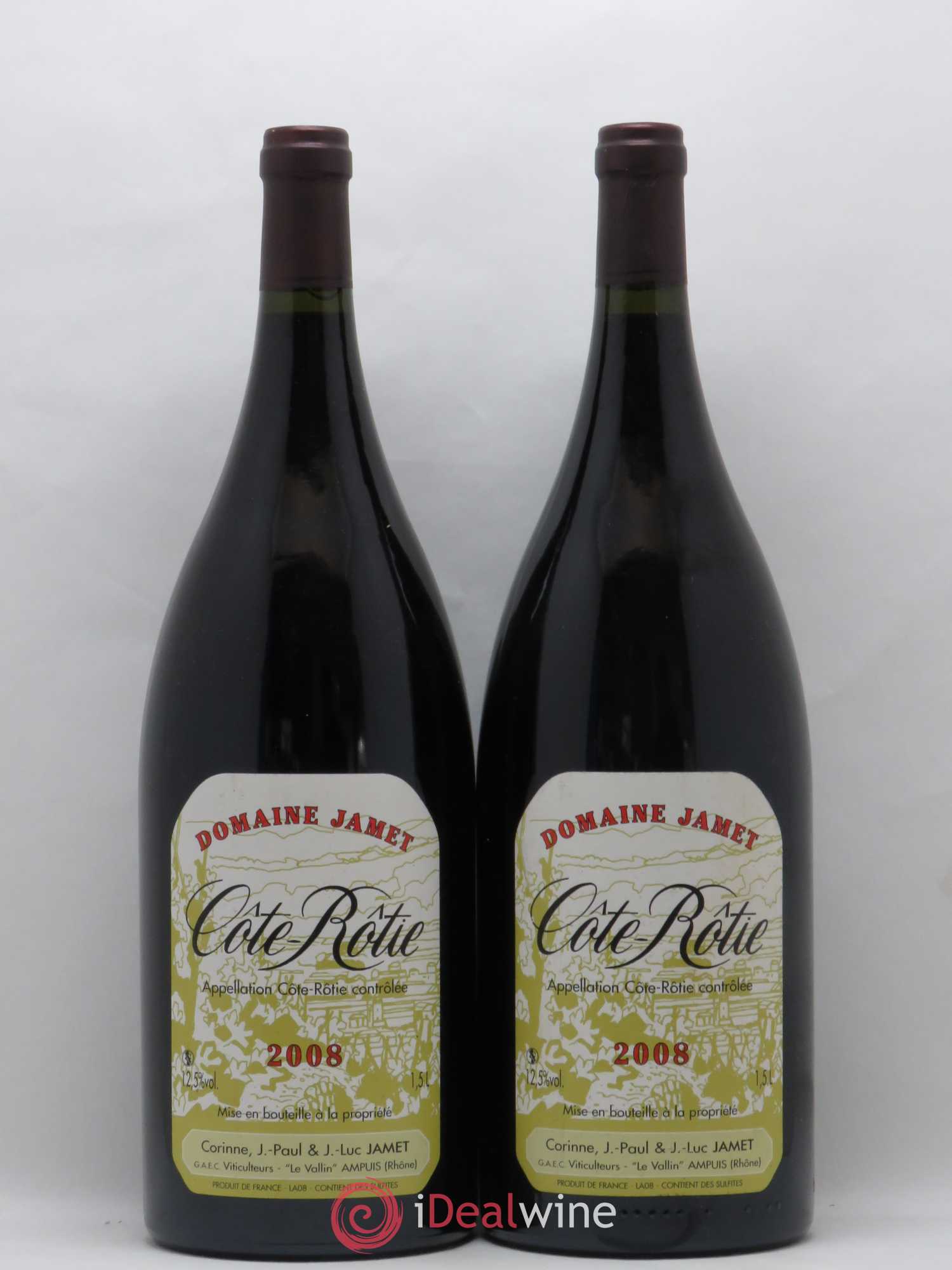 Côte-Rôtie Jamet (Domaine) 2008 - Lot de 2 magnums - 0