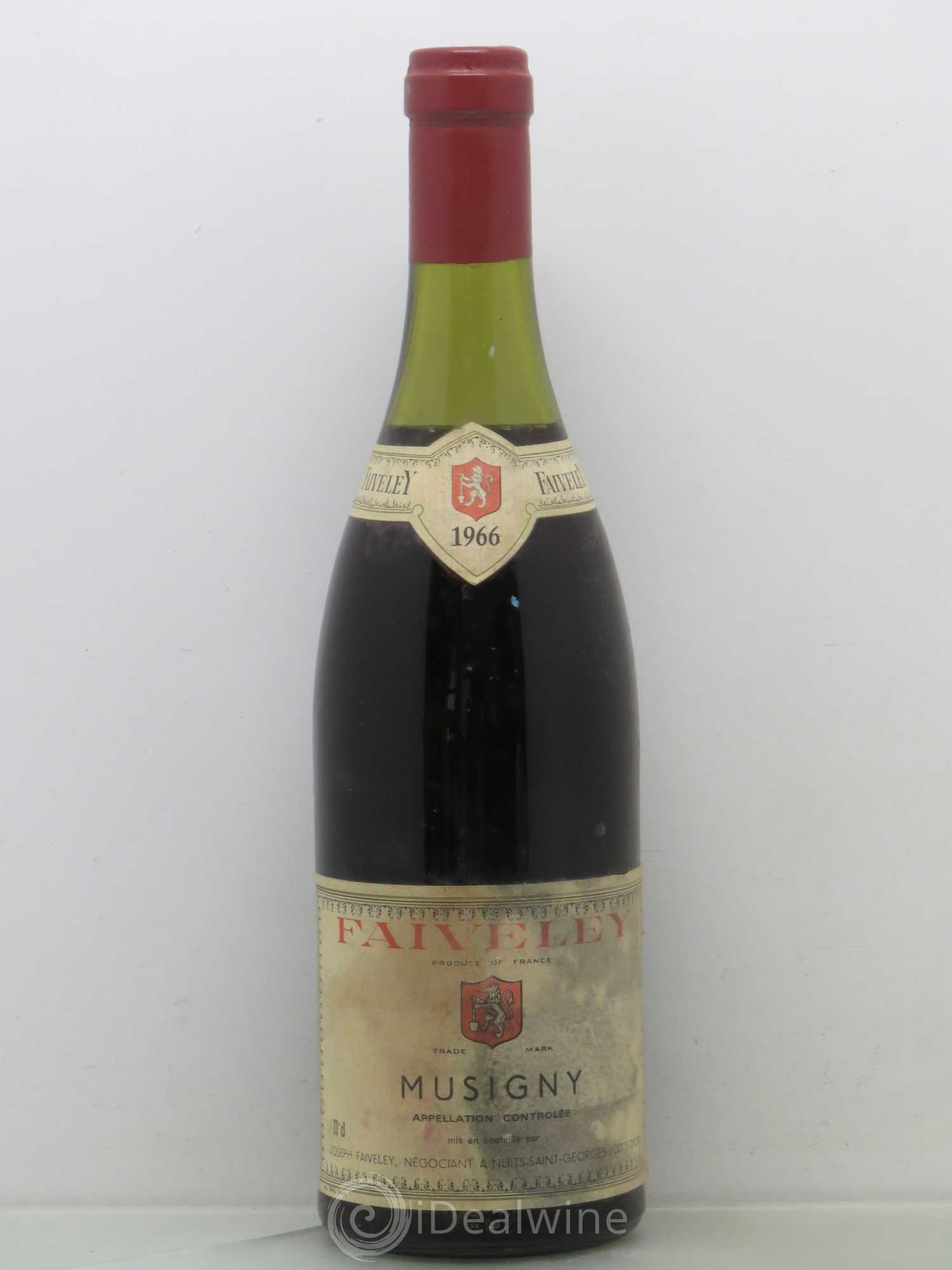 Musigny Grand Cru Faiveley 1966 - Lot de 1 bouteille - 0