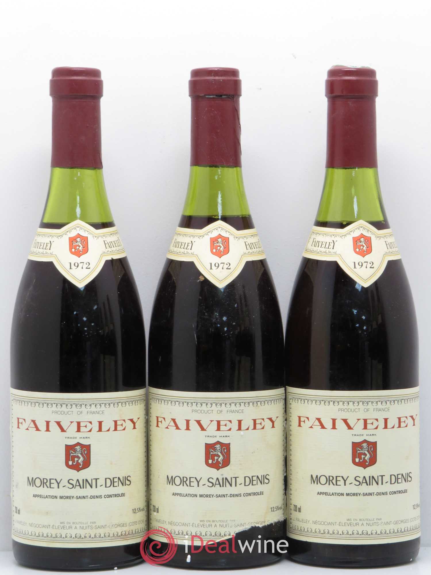 Morey-Saint-Denis Domaine Faiveley 1972 - Lot de 6 bouteilles - 2