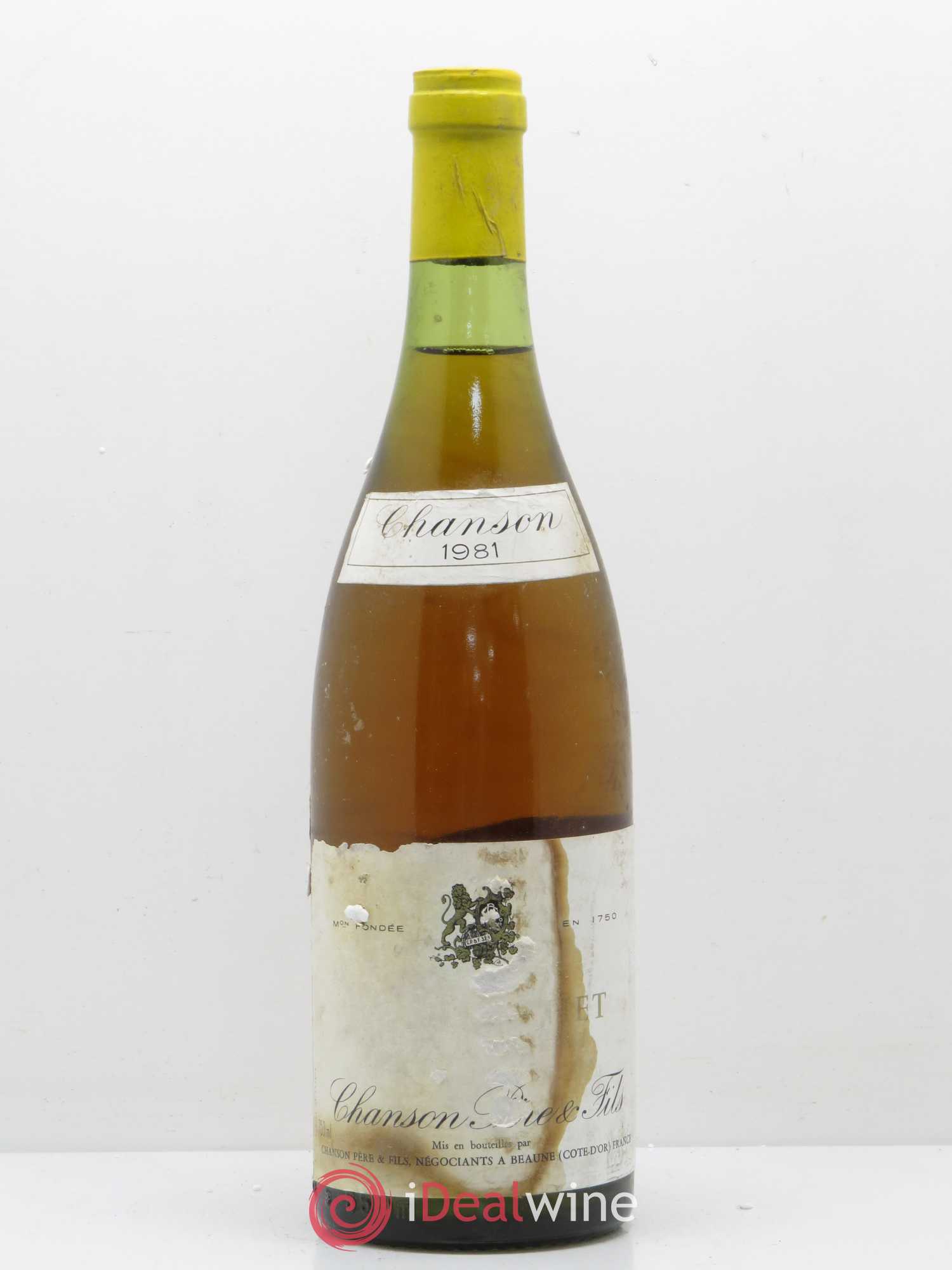 Montrachet Grand Cru Domaine Chanson 1981 - Lot de 1 bouteille - 0