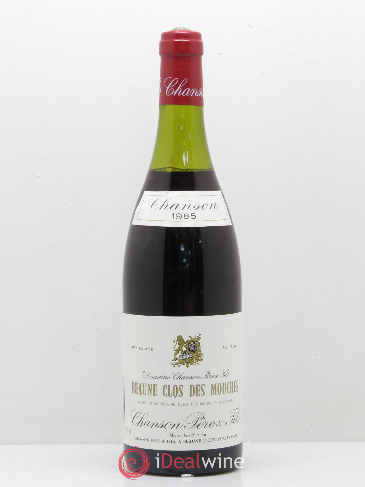 Beaune 1er Cru Clos des Mouches Domaine Chanson 1985 - Posten von 1 Flasche - 0