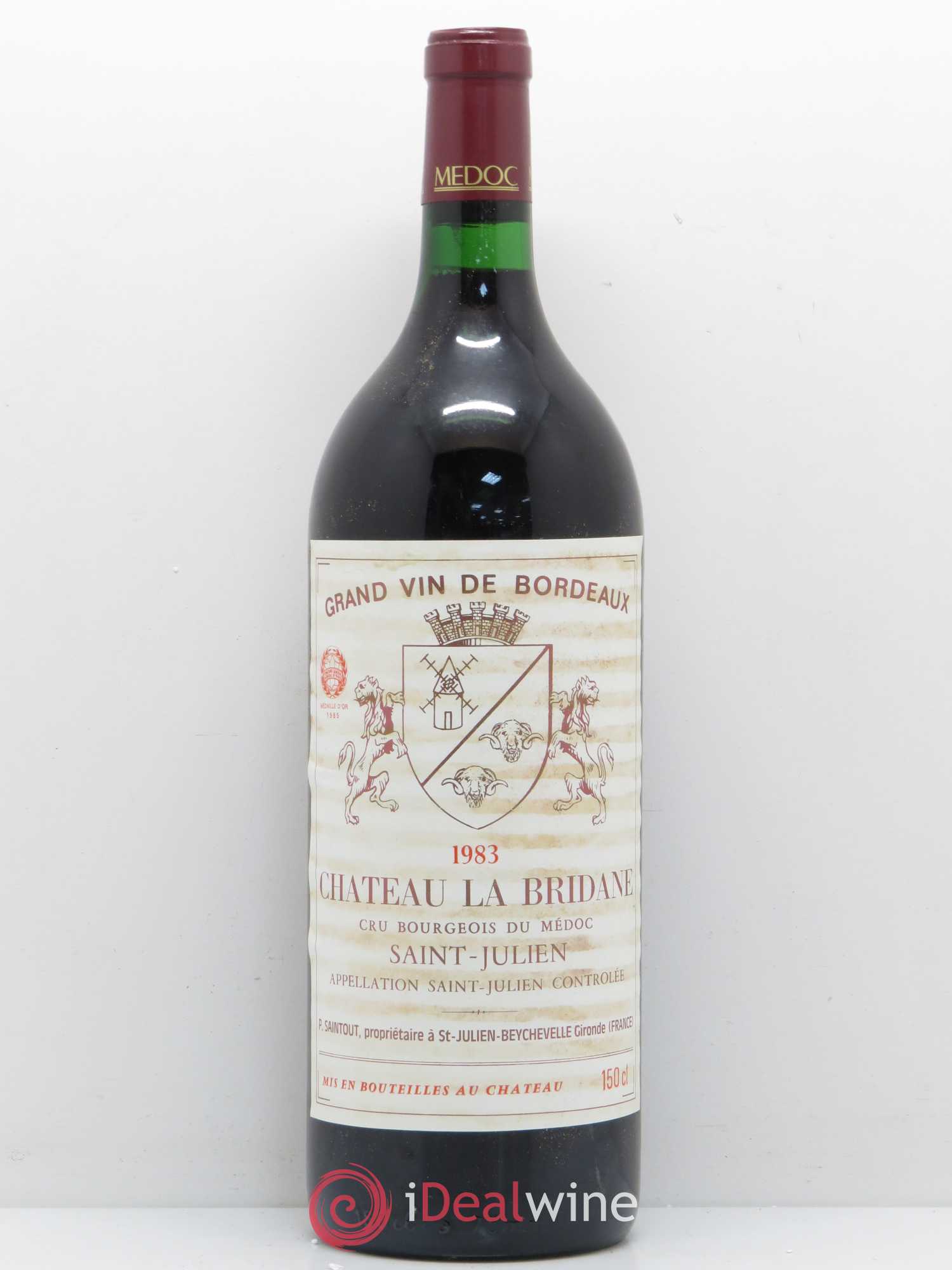 Château la Bridane Cru Bourgeois 1983 - Lot de 1 magnum - 0