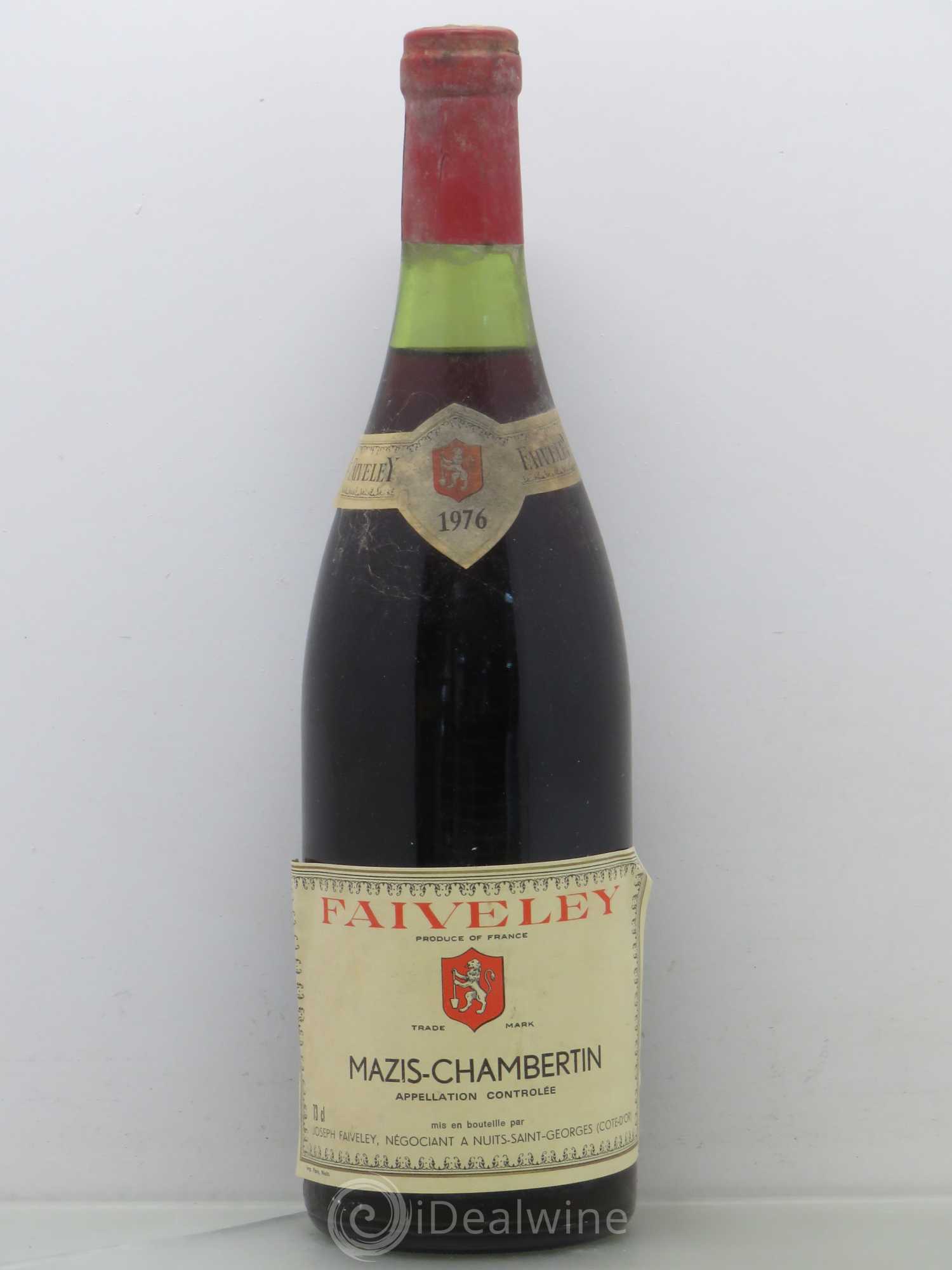 Mazis-Chambertin Grand Cru Faiveley 1976 - Lot de 1 bouteille - 0