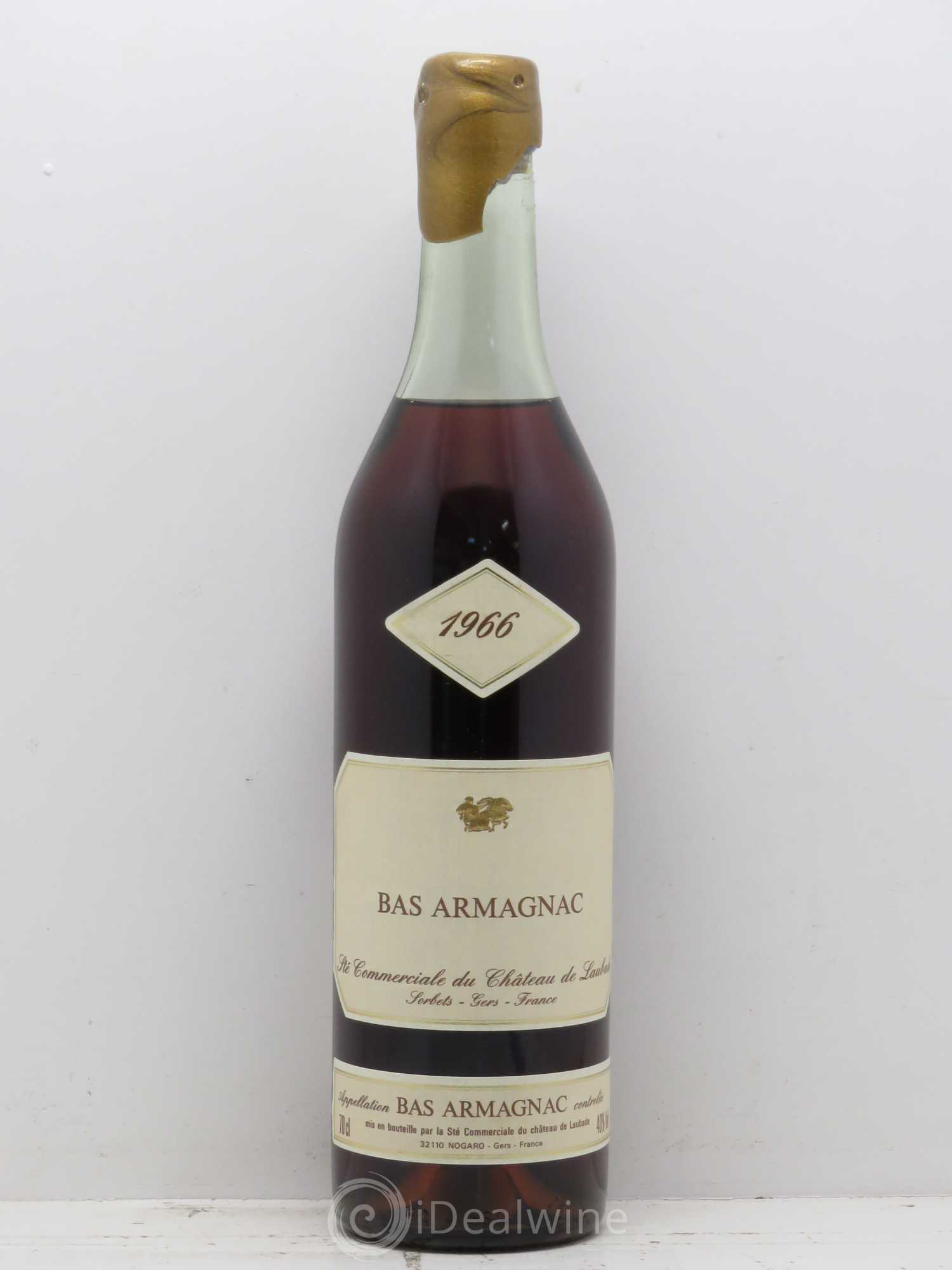 Bas-Armagnac Château de Laubade 1966 - Lot de 1 bouteille - 0