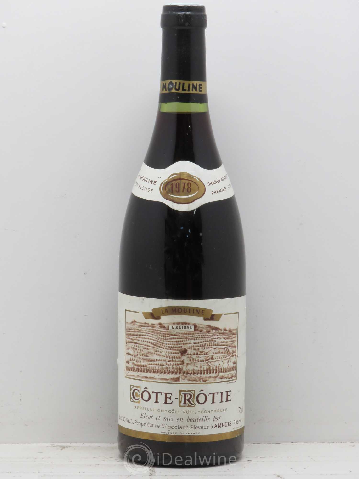 Buy Côte-Rôtie La Mouline Guigal 1978 (lot: B2088099-7505)
