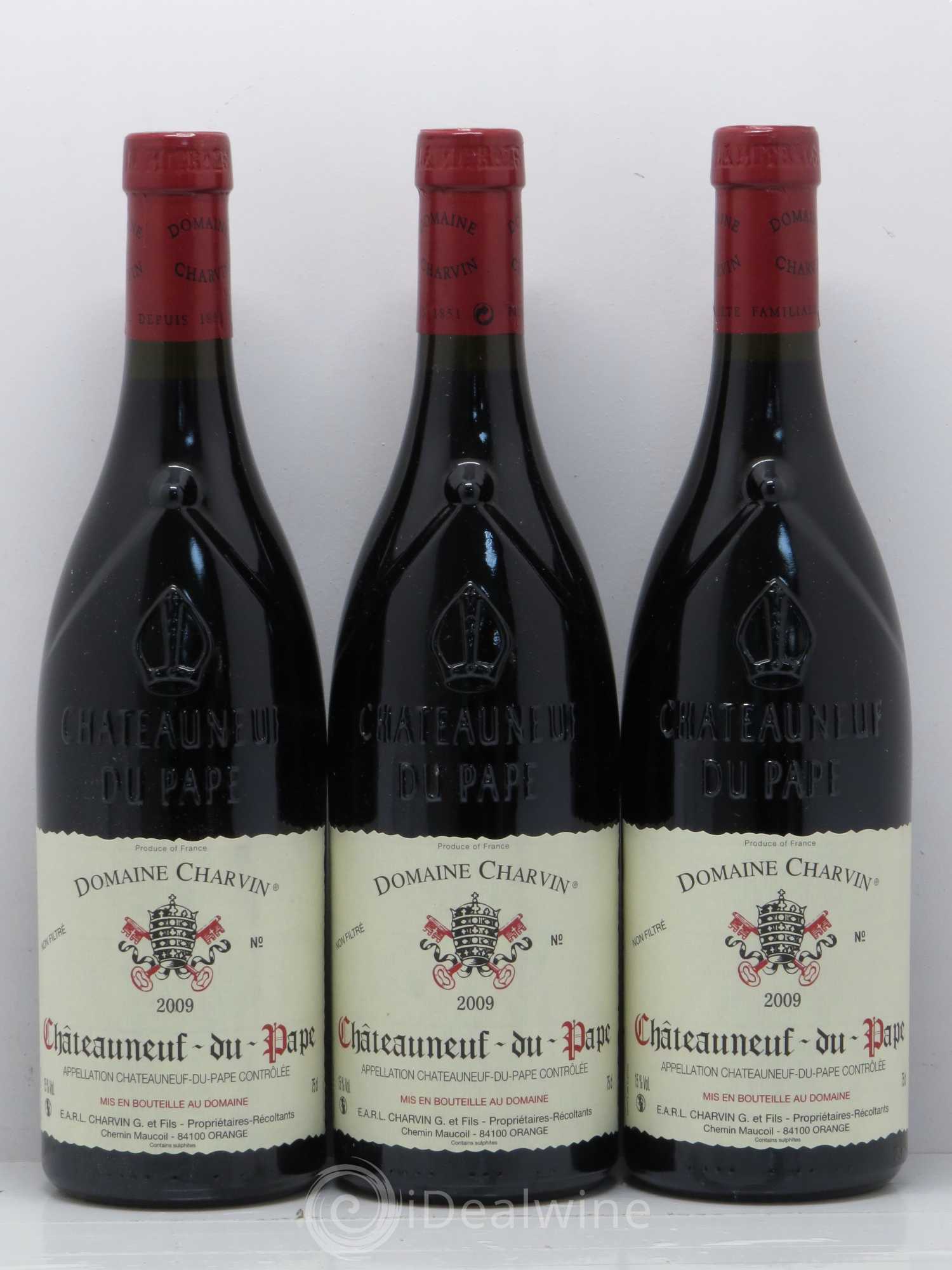 Châteauneuf-du-Pape Charvin (Domaine) 2009 - Lot de 3 bouteilles - 0