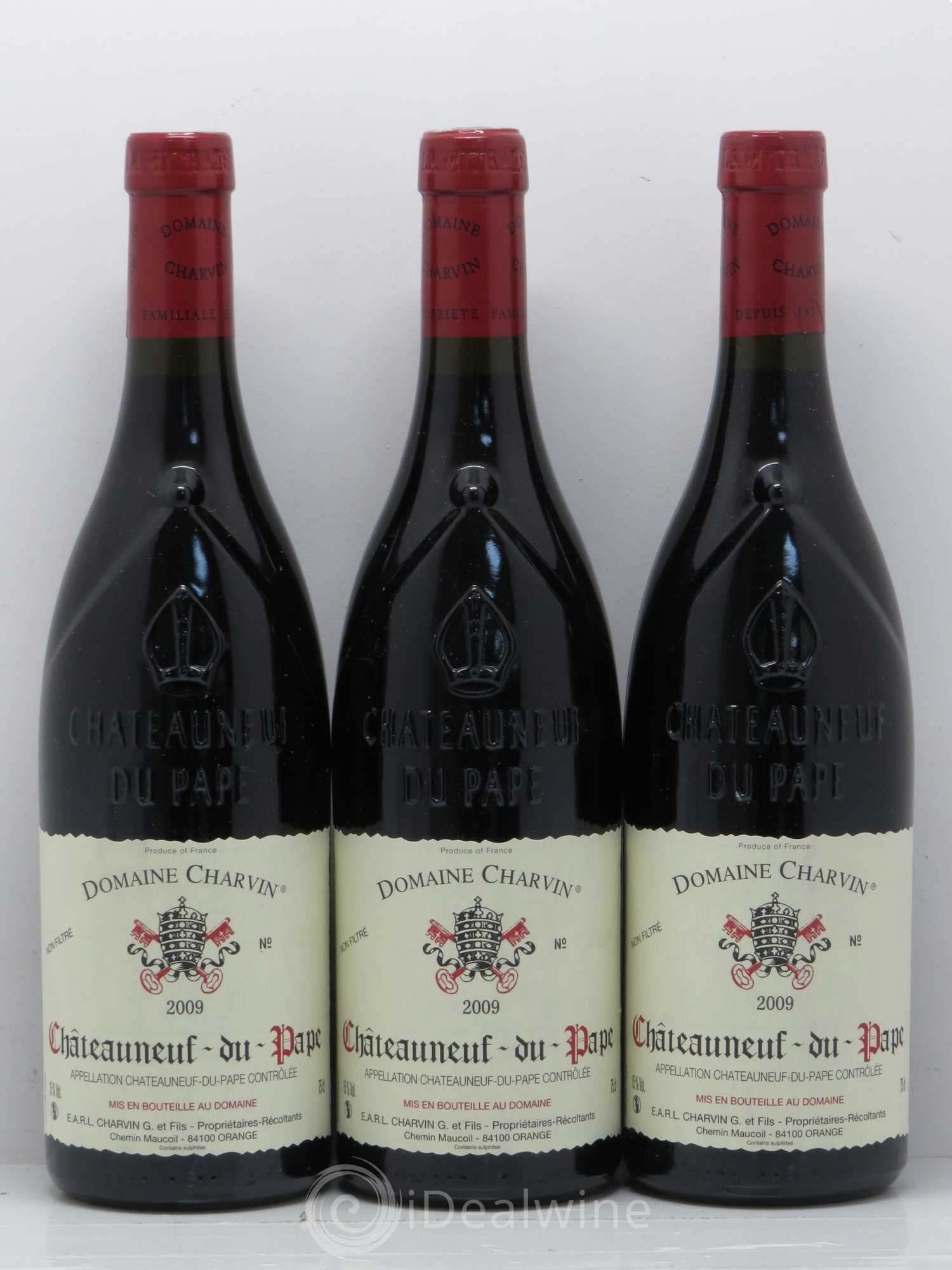 Châteauneuf-du-Pape Charvin (Domaine) 2009 - Lot de 3 bouteilles - 0
