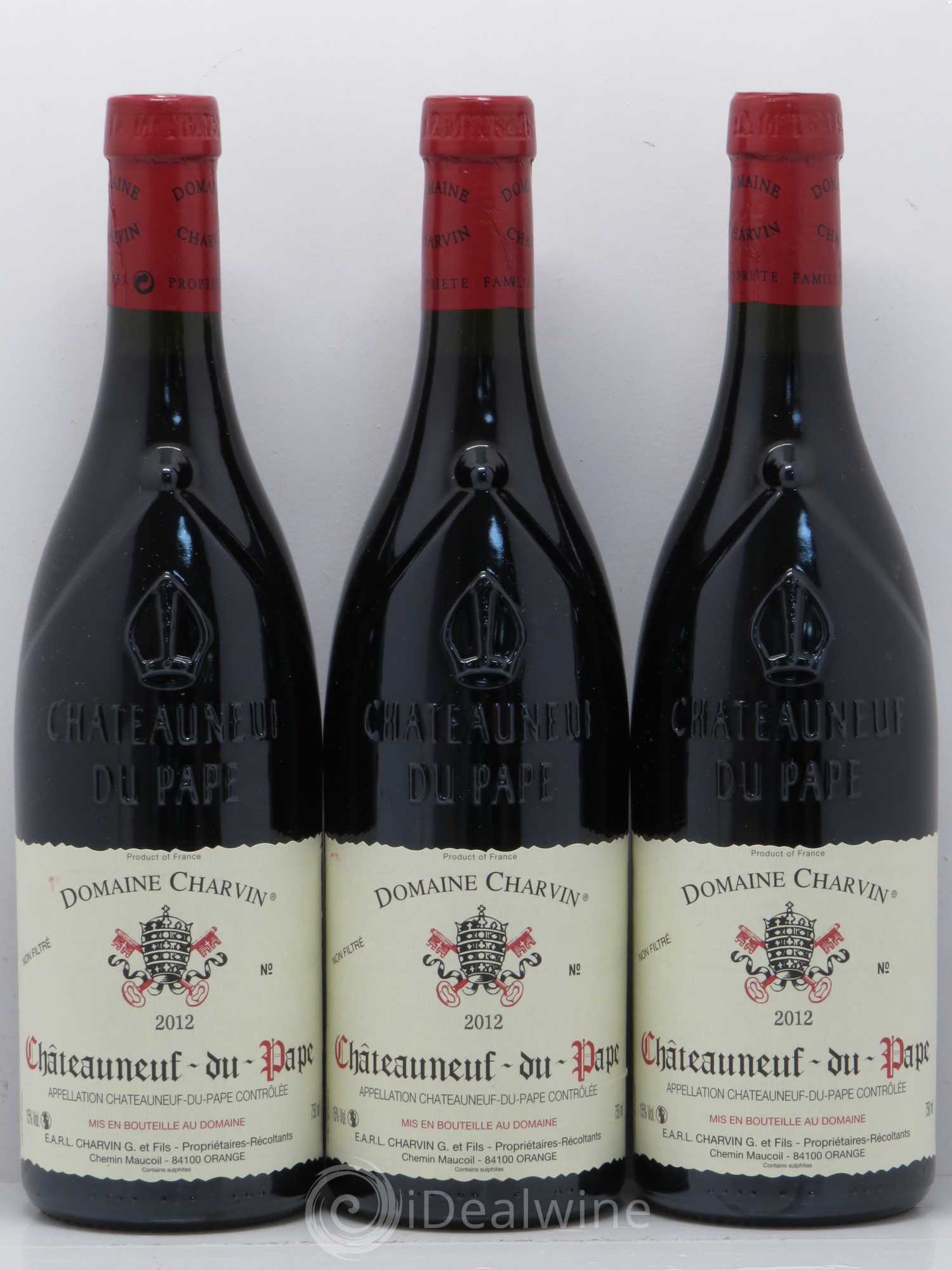 Châteauneuf-du-Pape Charvin (Domaine) 2012 - Lot de 6 bouteilles - 2