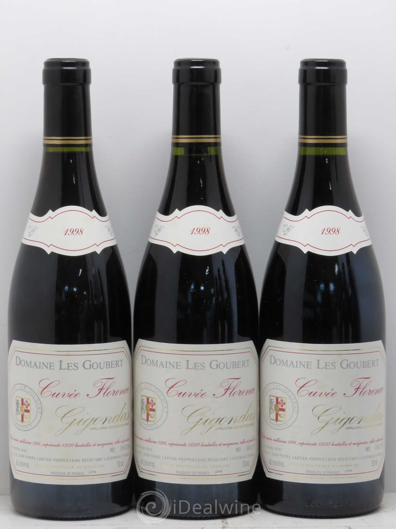 Gigondas Cuvée Florence Les Goubert (Domaine) 1998 - Lot de 6 bouteilles - 2